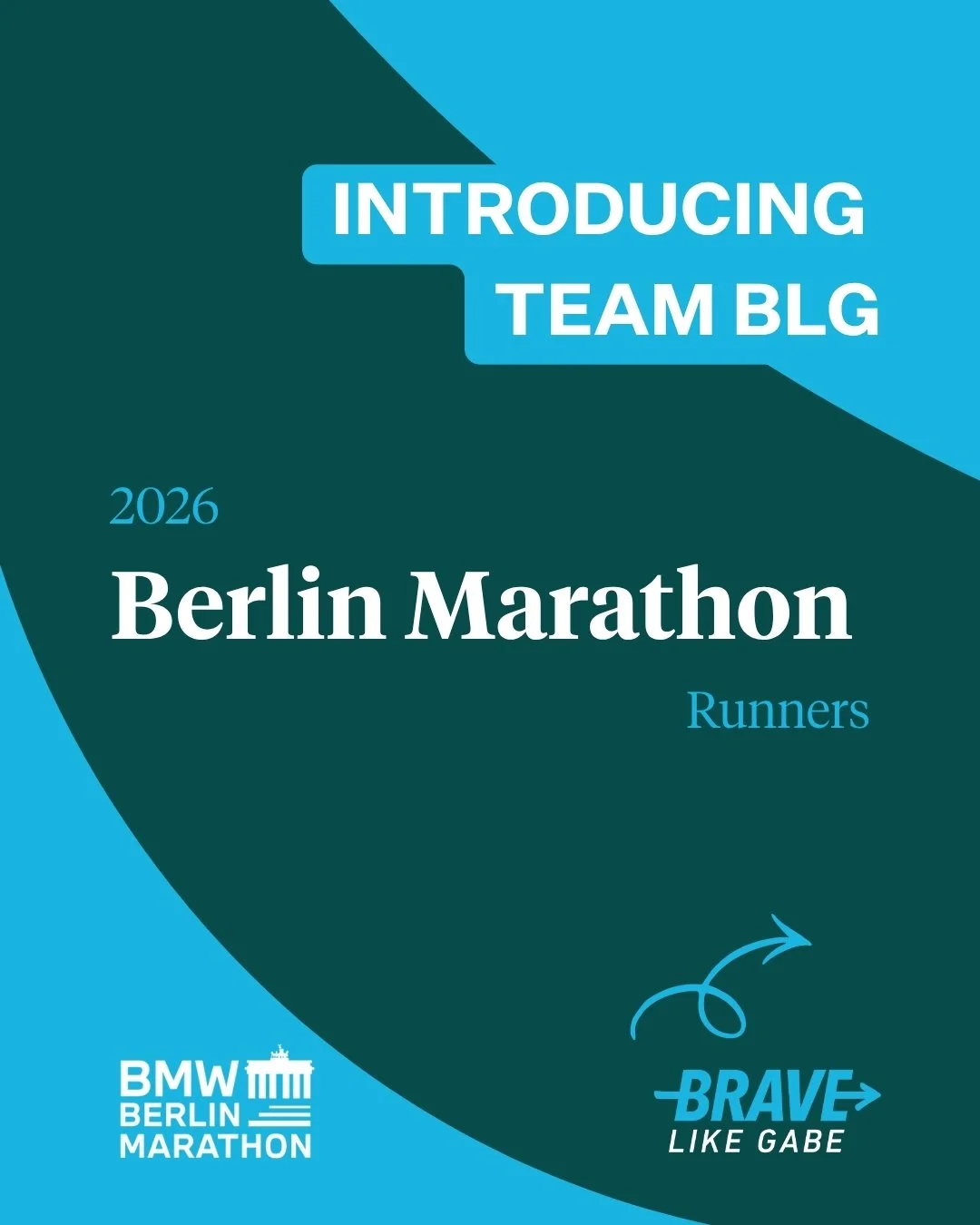 Team BLG is excited to be official charity partners of the 2026 Berlin Marathon! We will have two brave athletes running the race this weekend while raising essential funds for rare cancer research. 

Swipe through to meet our incredible runners and 