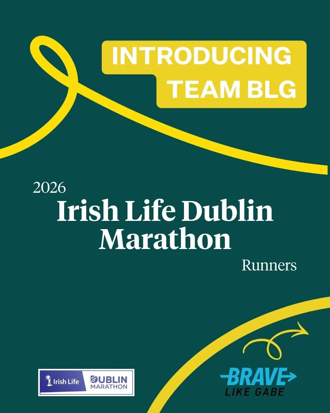 Team BLG is excited to be official charity partners of the 2026 Irish Life @dublinmarathon! We will have two brave athletes running tomorrow, Sunday, October 25 while raising essential funds for rare cancer research. 

Swipe through to meet our incre