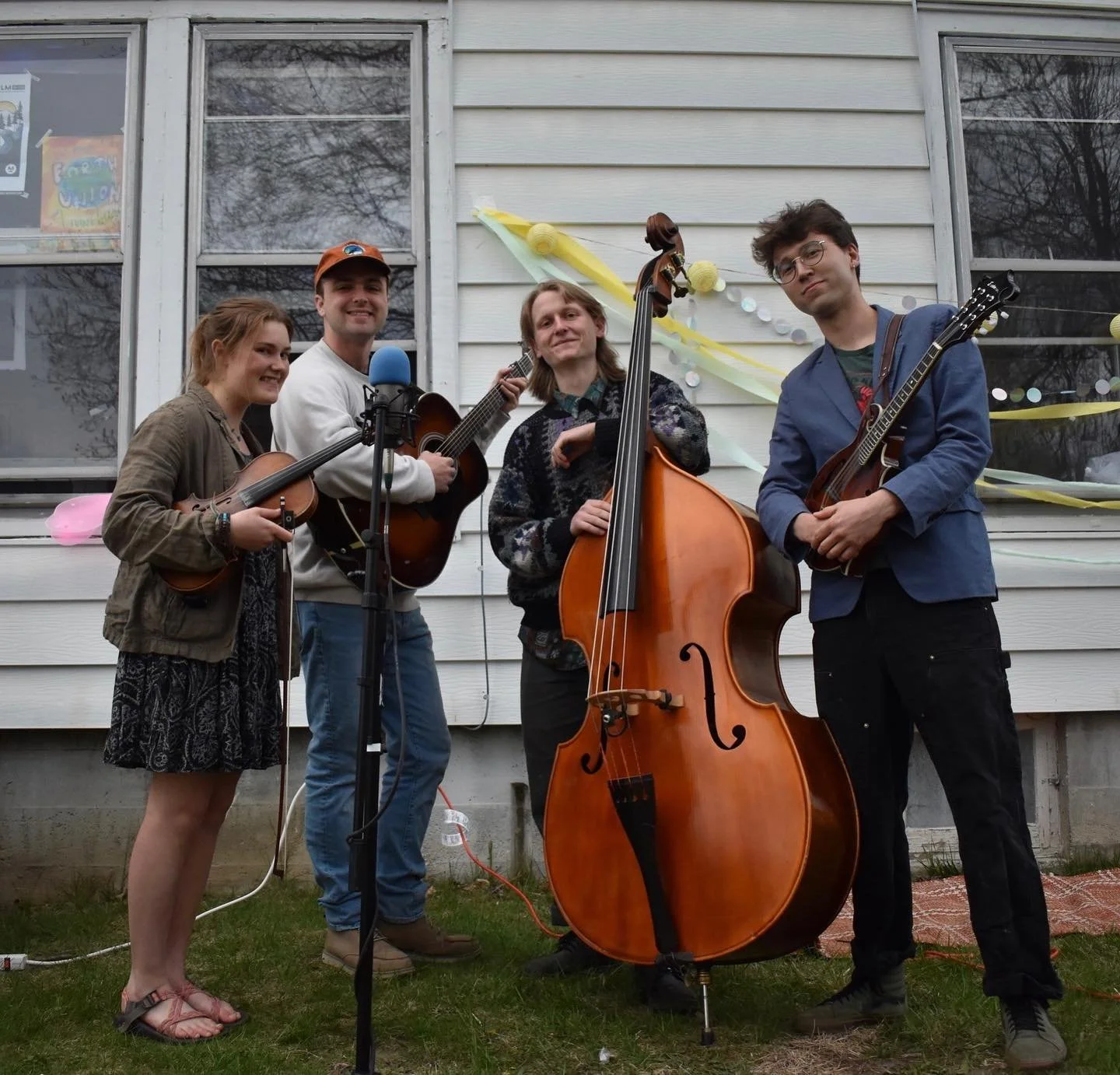 Our bluegrass buddies, @ottercreekband, will be kicking off the music at Squash Ball! 

Otter Creek was founded in 2021 by a group of friends who share a love of bluegrass and folk music. Now making their home in Burlington, VT, Otter Creek has spent