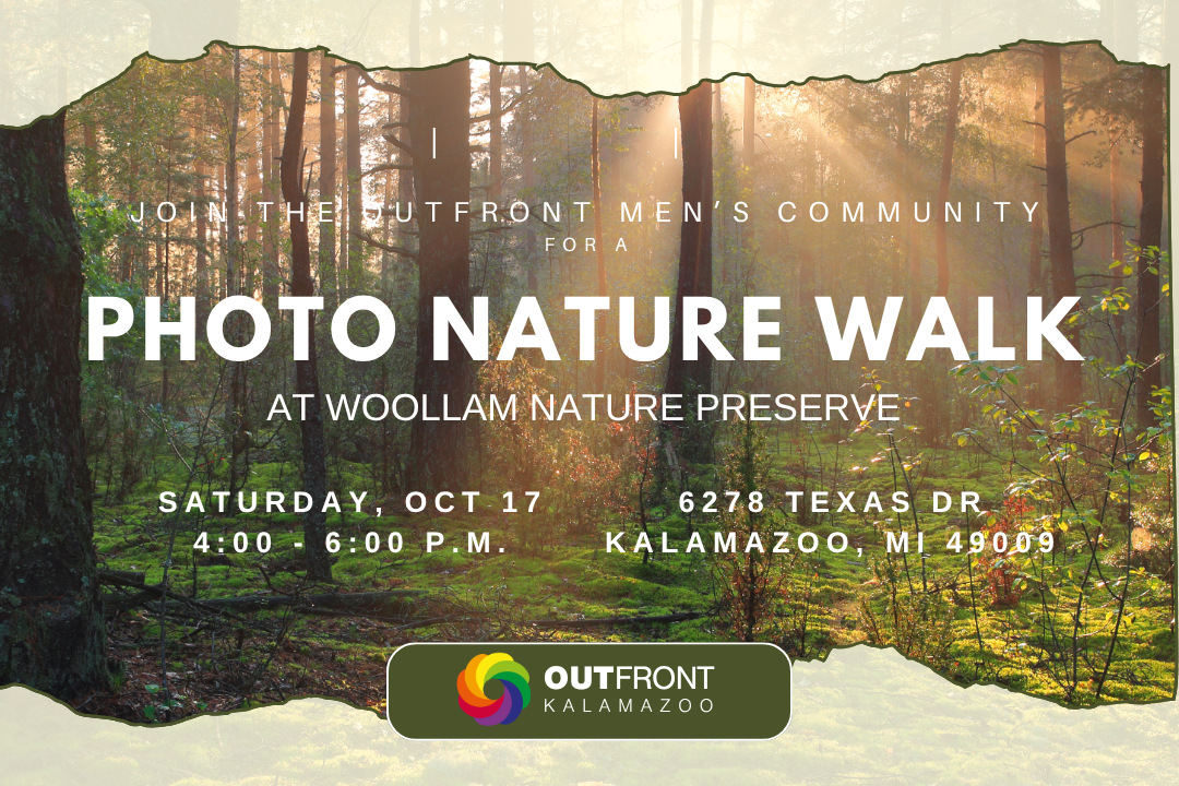 OutFront Men's Community: Photo Nature Walk