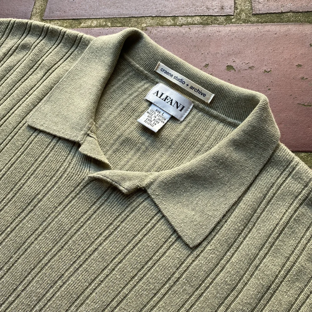 90s Alfani Short-sleeve Sweater Polo - Size 5 — craene studio + 