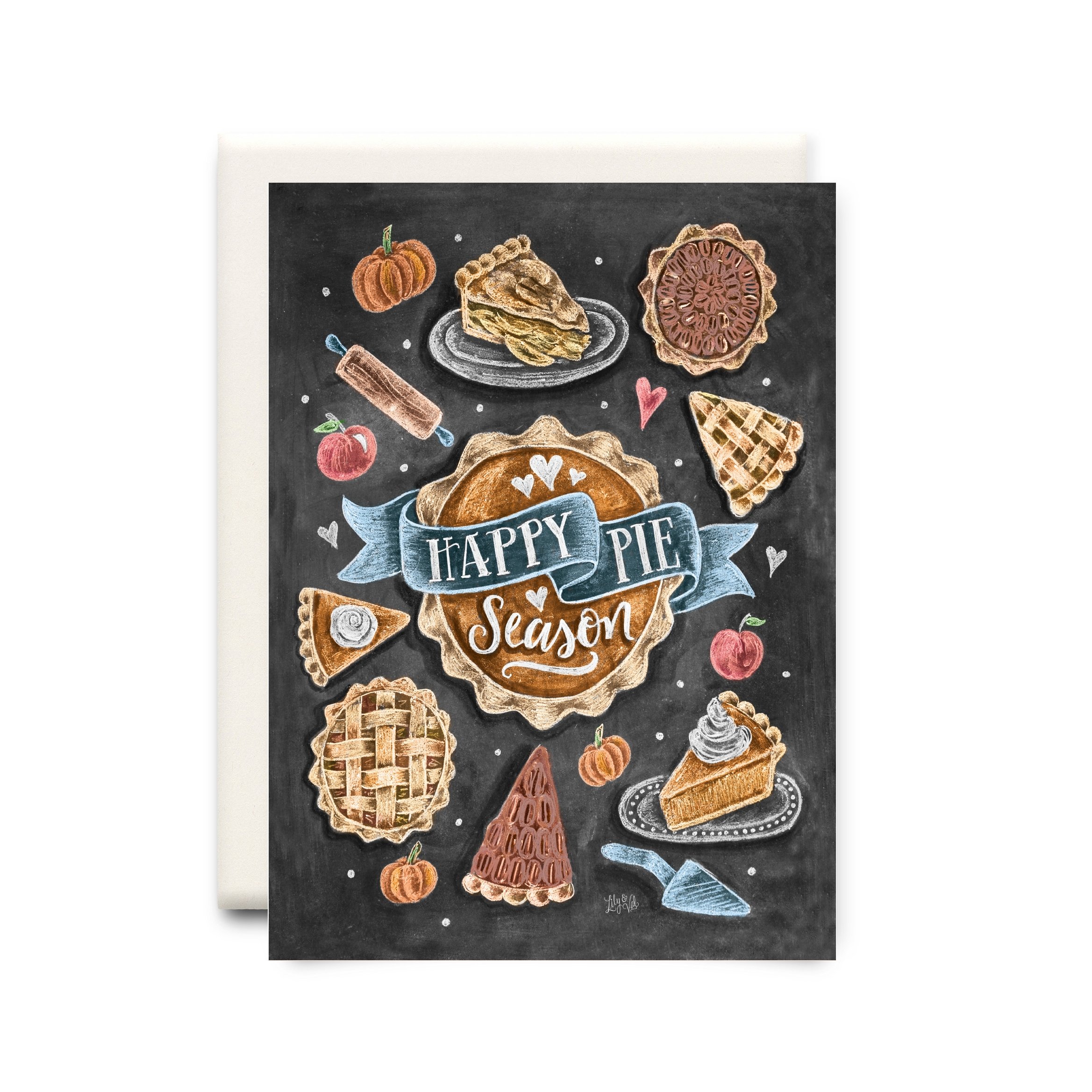 Happy Pie Season Thanksgiving Greeting Card.jpeg