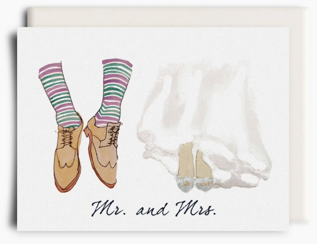 Mr. & Mrs. Shoes | Wedding Greeting Card.png