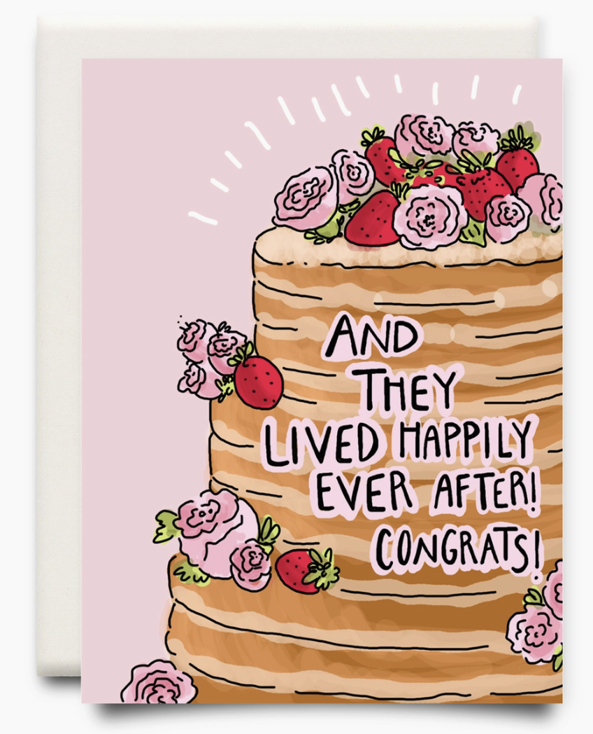 Happily Ever After! Congrats! | Wedding Greeting Card.png