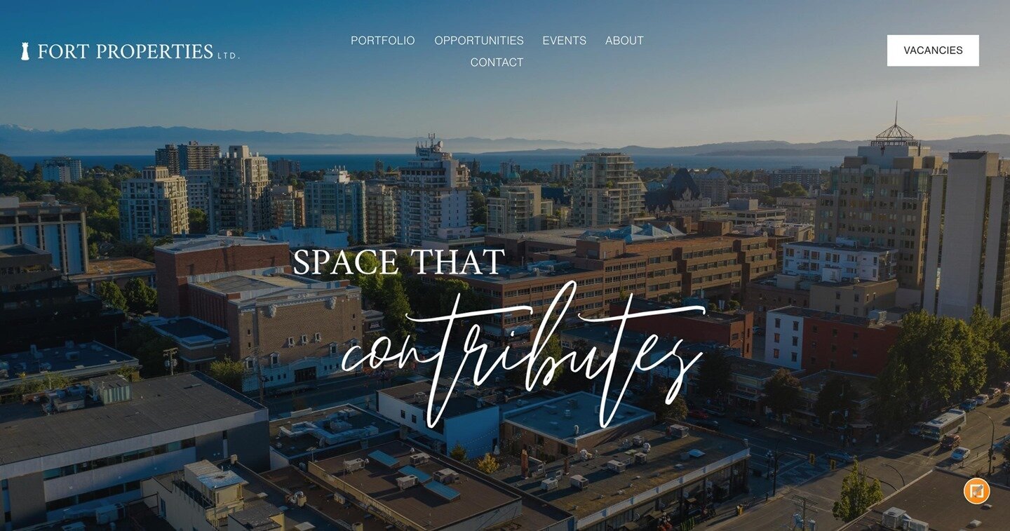 Exciting news- we are launching our new Fort Properties website next Tuesday, September 15th!
⁠
Here&rsquo;s a little sneak peak of it, we can&rsquo;t wait for you all to see the rest. 

Big shout out again to @skyscopeimagery for the background 📸