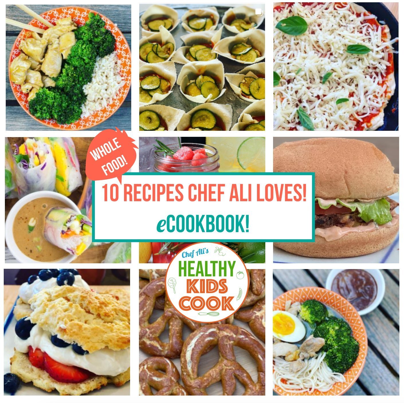 FREE eCOOKBOOK! ⚡  9/24 COOKING COURSE BEGINS #chefali #healthykidscooking #healthykidscook