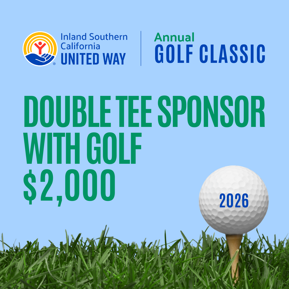 Double Tee Sponsor with Golf