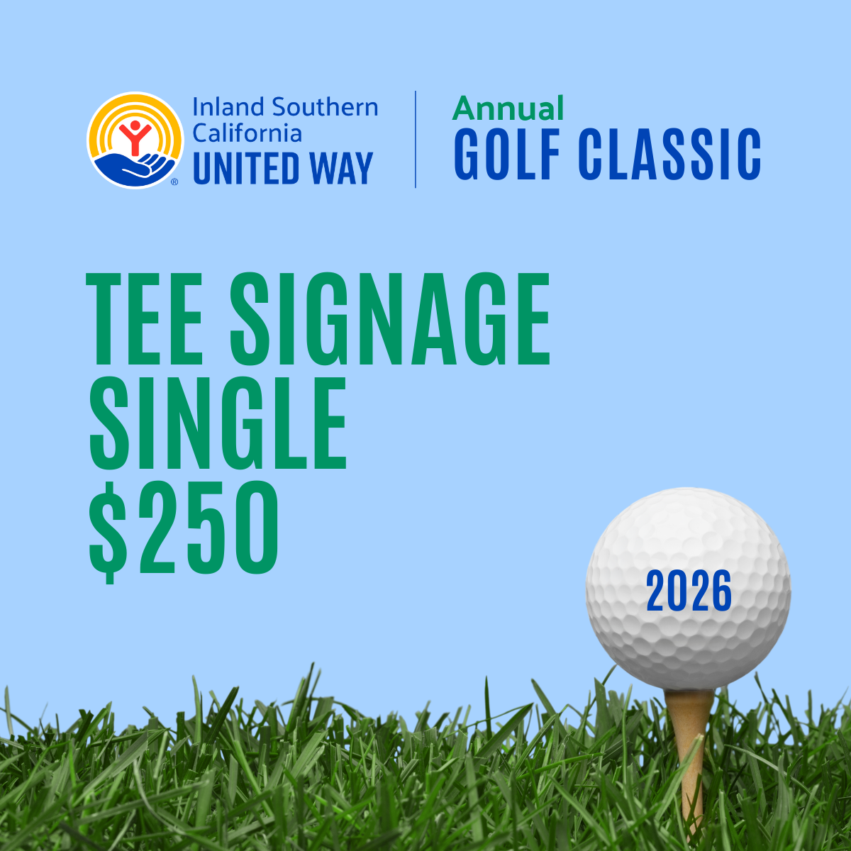 Single Tee Sign