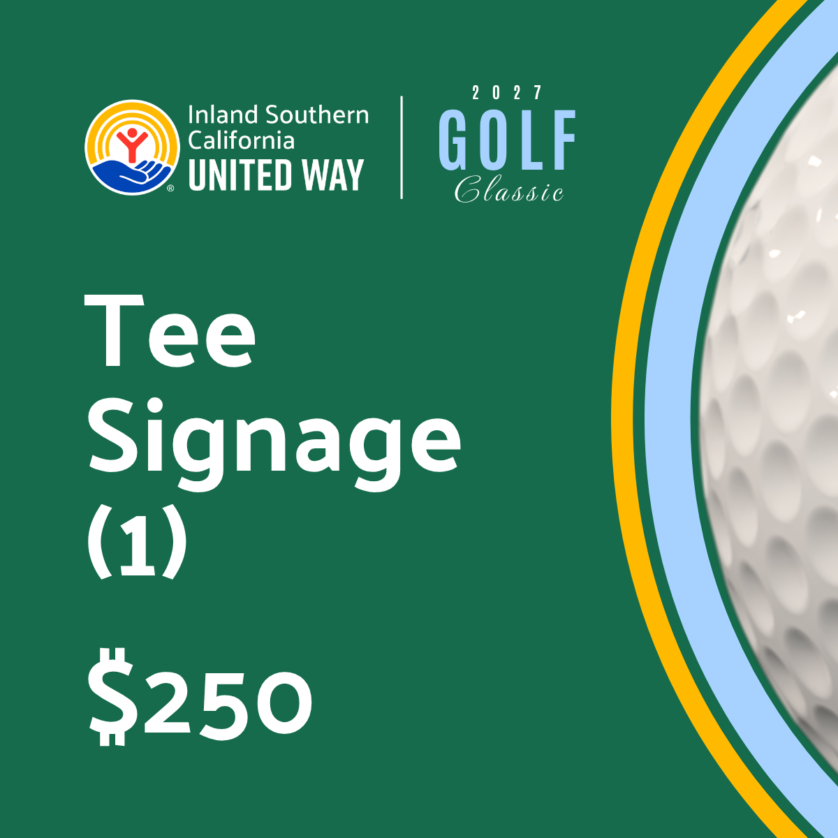 Single Tee Sign