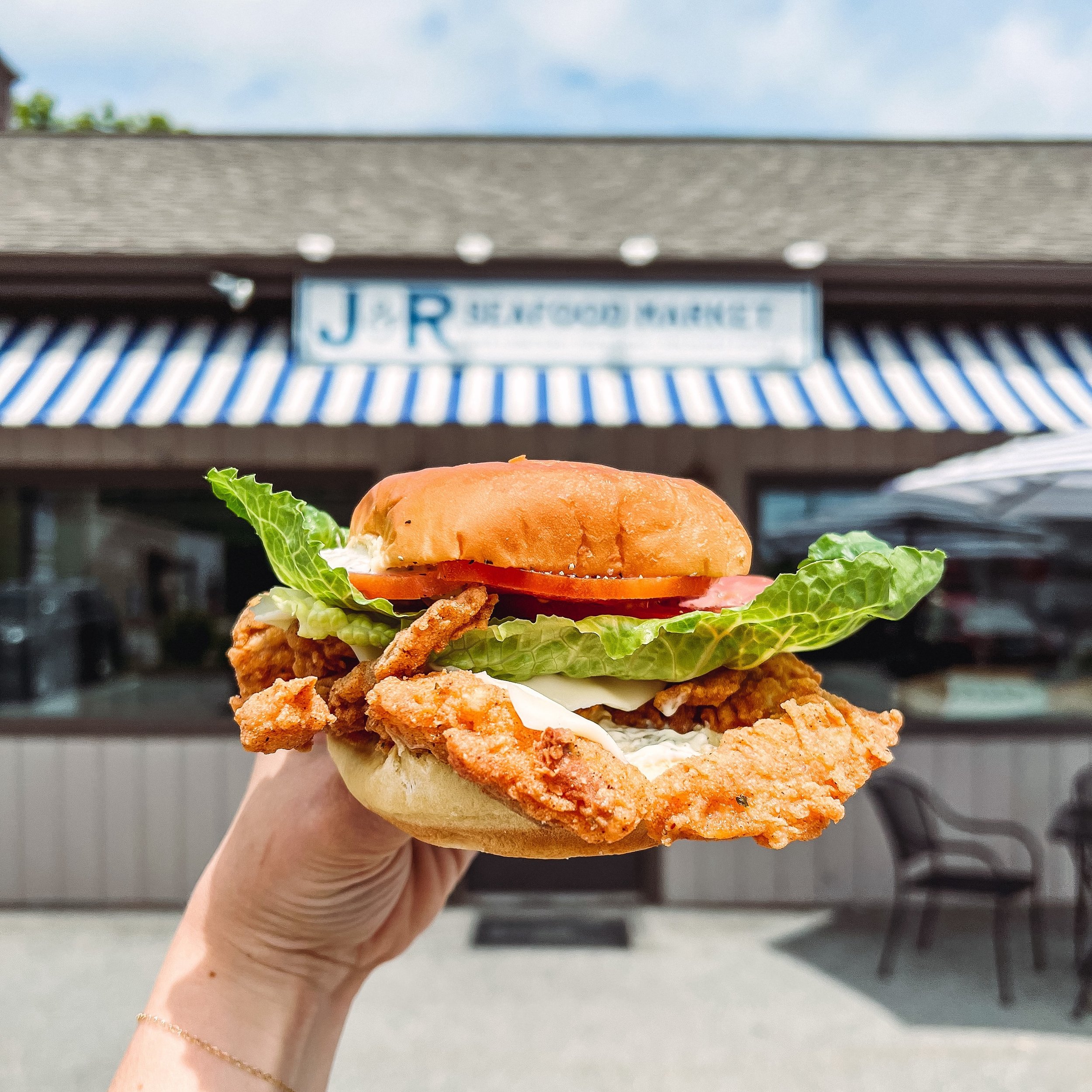 Soft shell season is back! 🦀 Our Fried SS Crab Sandwich available all weekend long! 

#jrseafoodmarket #mysticct #seafoodie #seafoodmarket #fishmarket #softshellcrabs #friedsoftshellcrab #crabsandwich