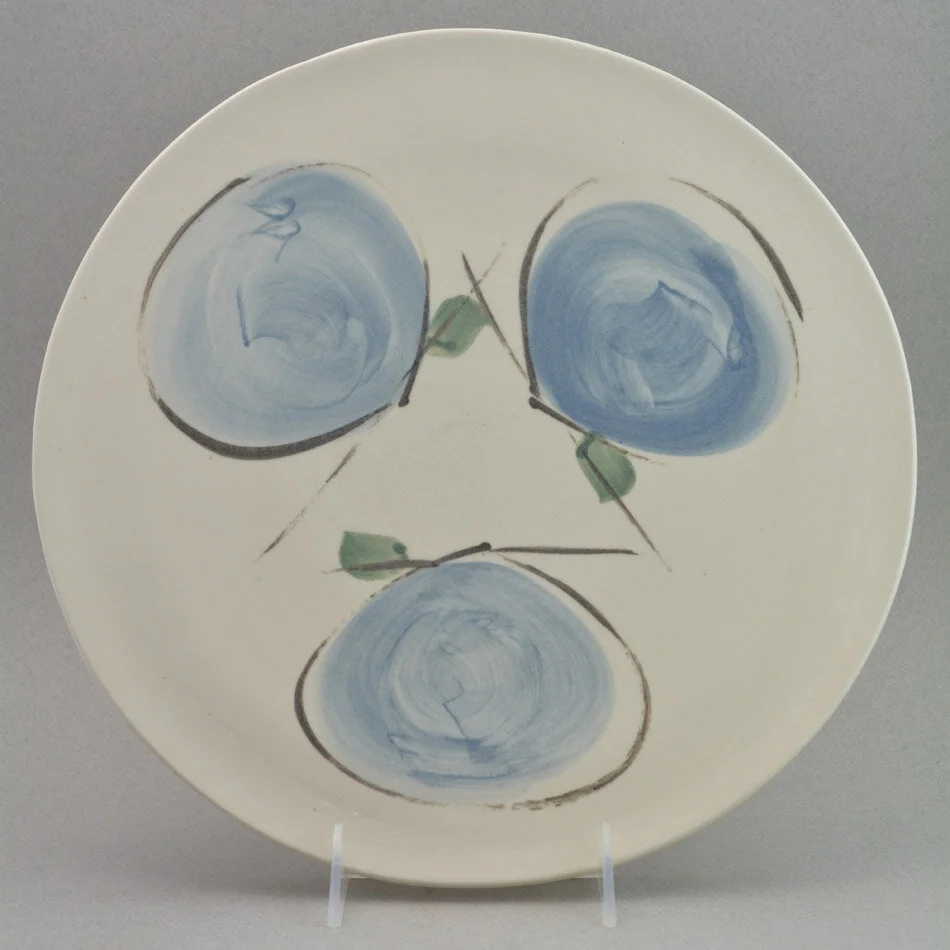 assiette de présentation, serving platter, poterie, pottery, charlevoix