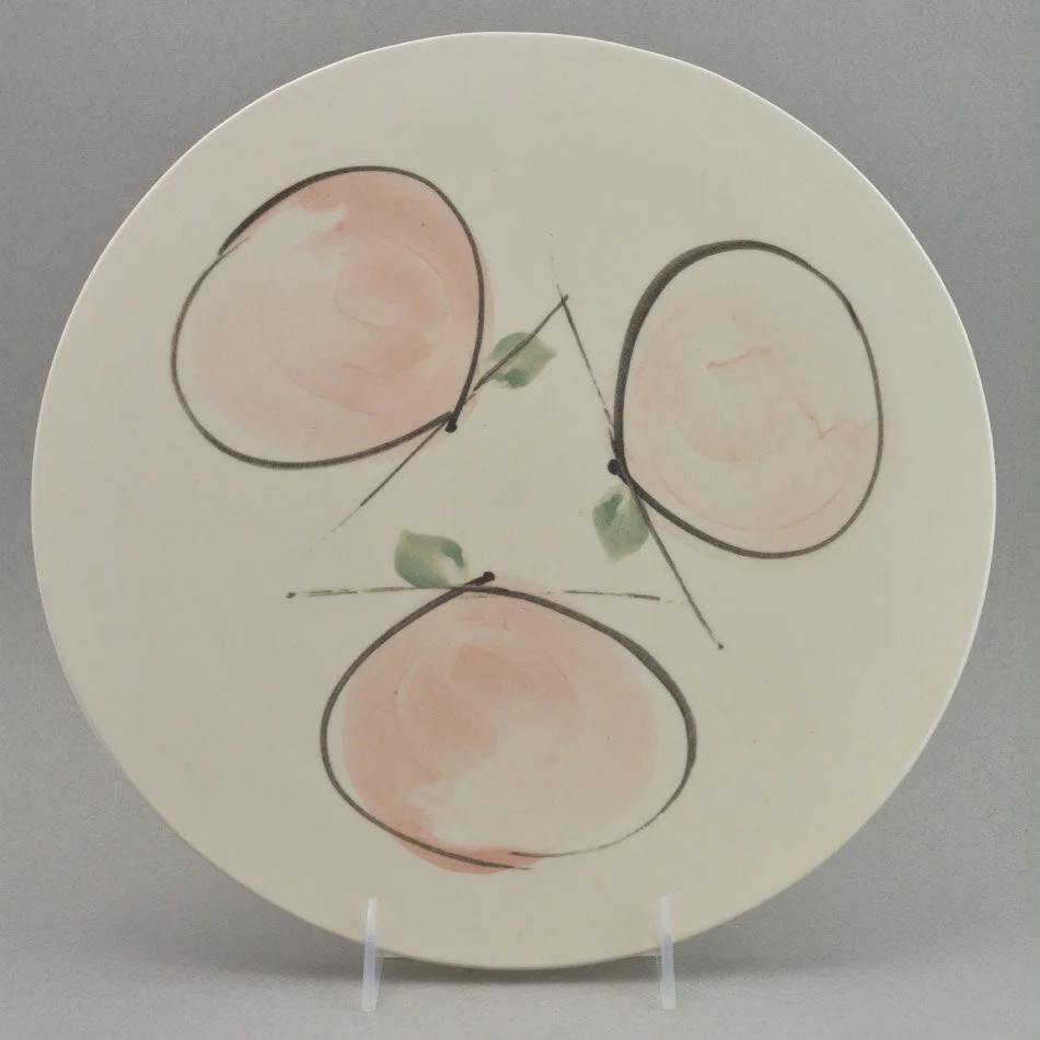 assiette de présentation, serving platter, poterie, pottery, charlevoix