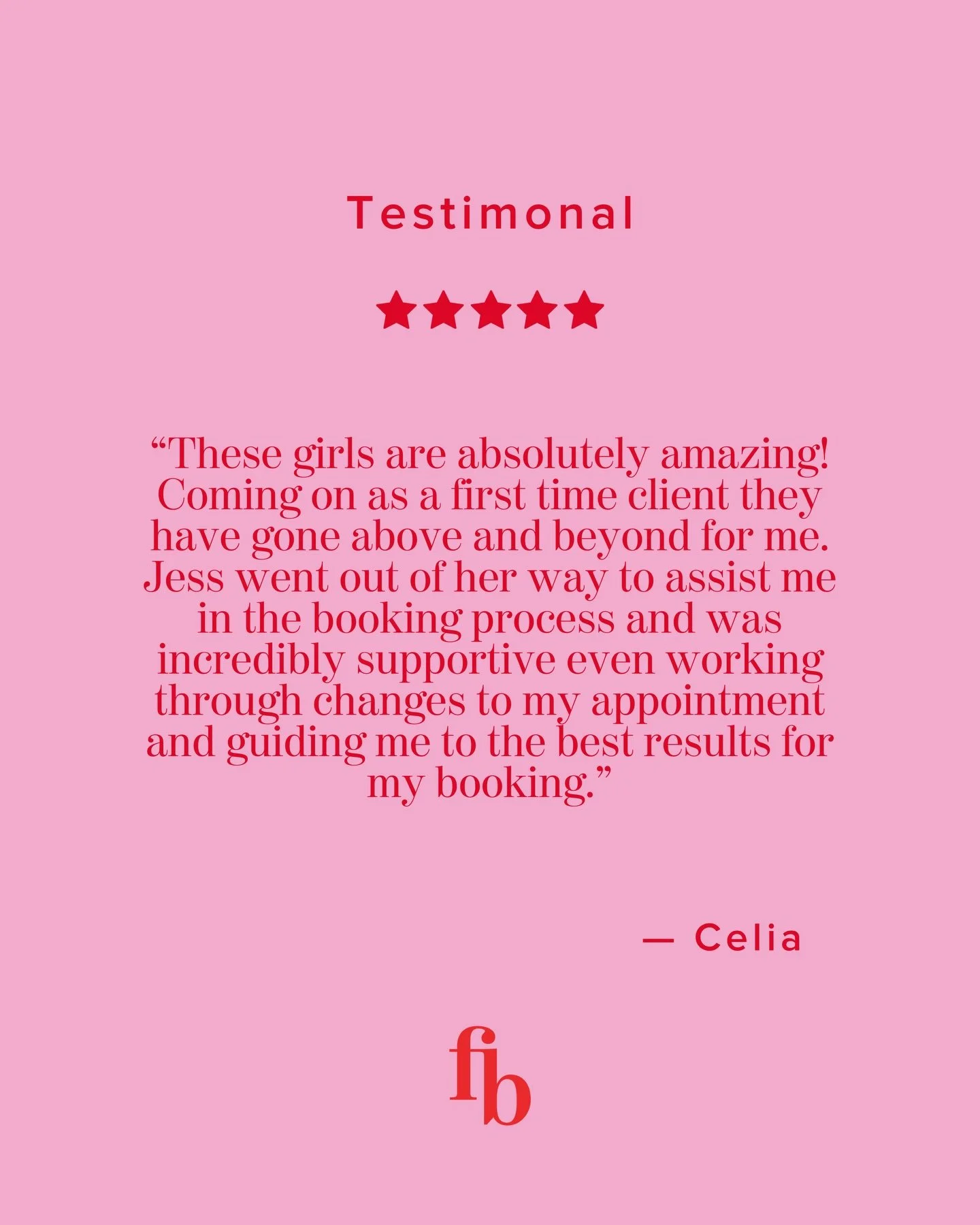 Feedback like this means everything to us. From first time clients to regulars, our goal is to make every appointment feel supported, personalised and stress free.