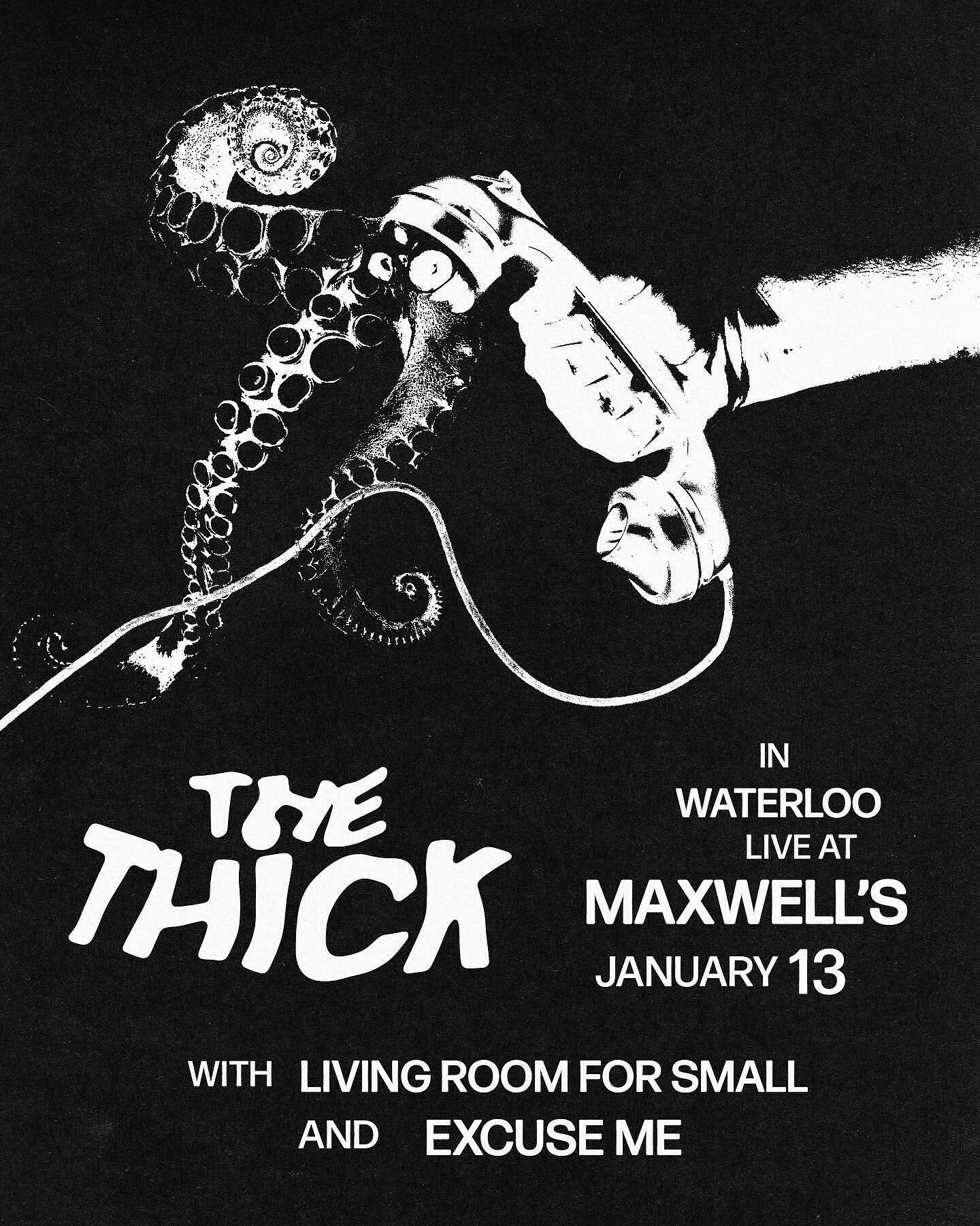 Maxing out at @maxwellswaterloo this Friday in Waterloo! Tickets are available online or at the door. And dont miss @livingroomforsmall or @excuseme 🤘