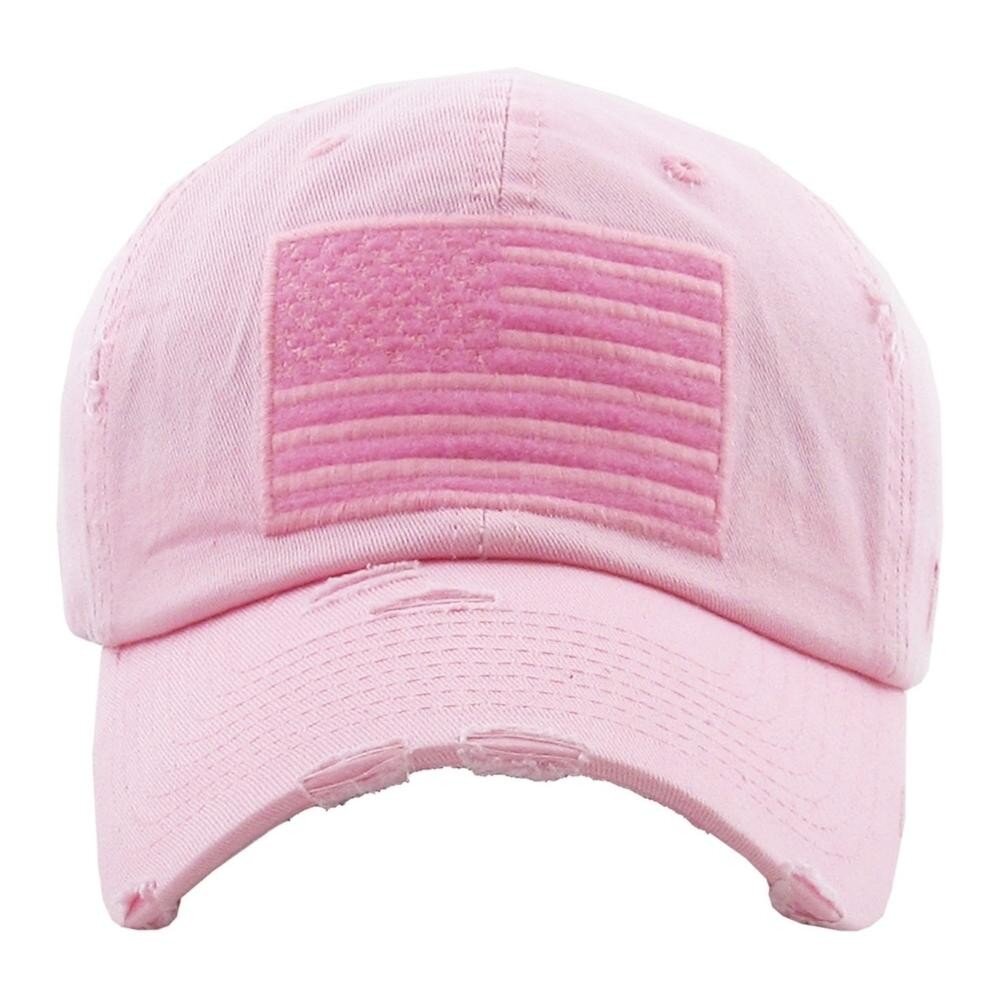 Distressed American Flag Baseball Cap