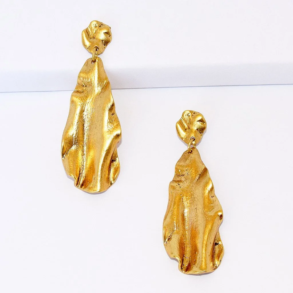Rippled Fabric Dangles