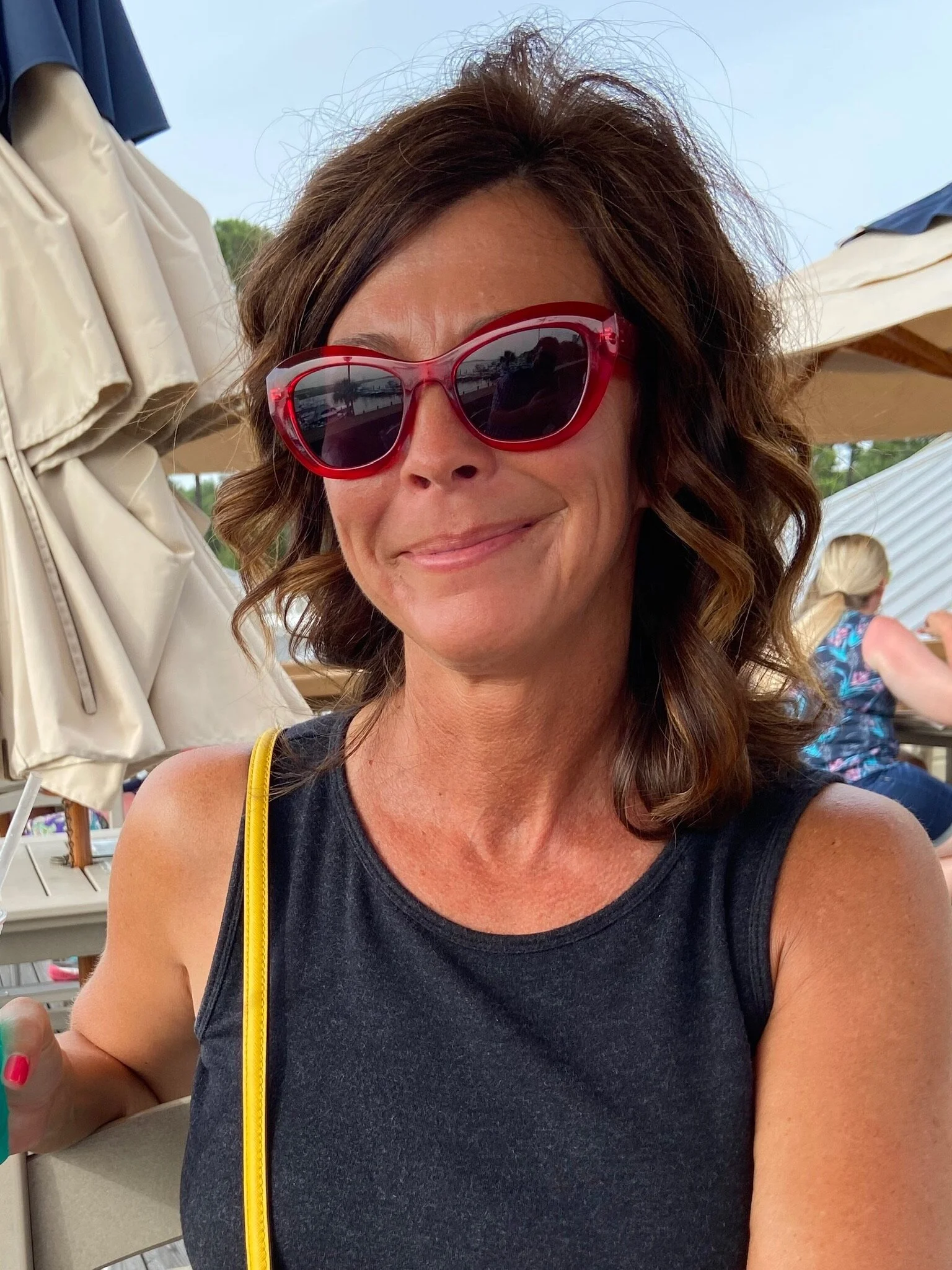 Camilla Red Sunglasses