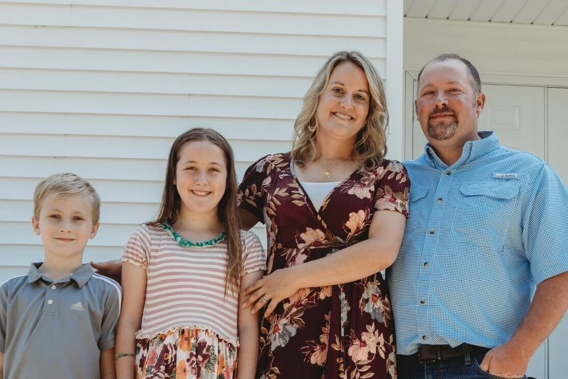 Rose Quilt and Hoops with Hammered Discs