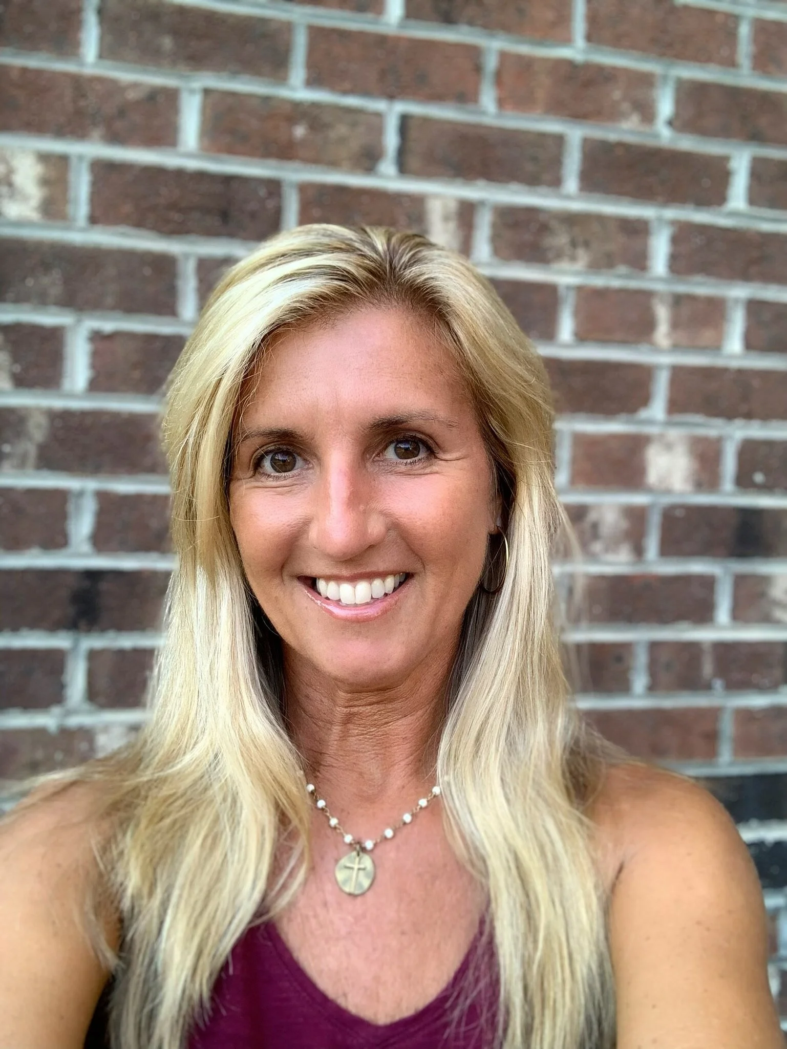 Cross Charm with Stones