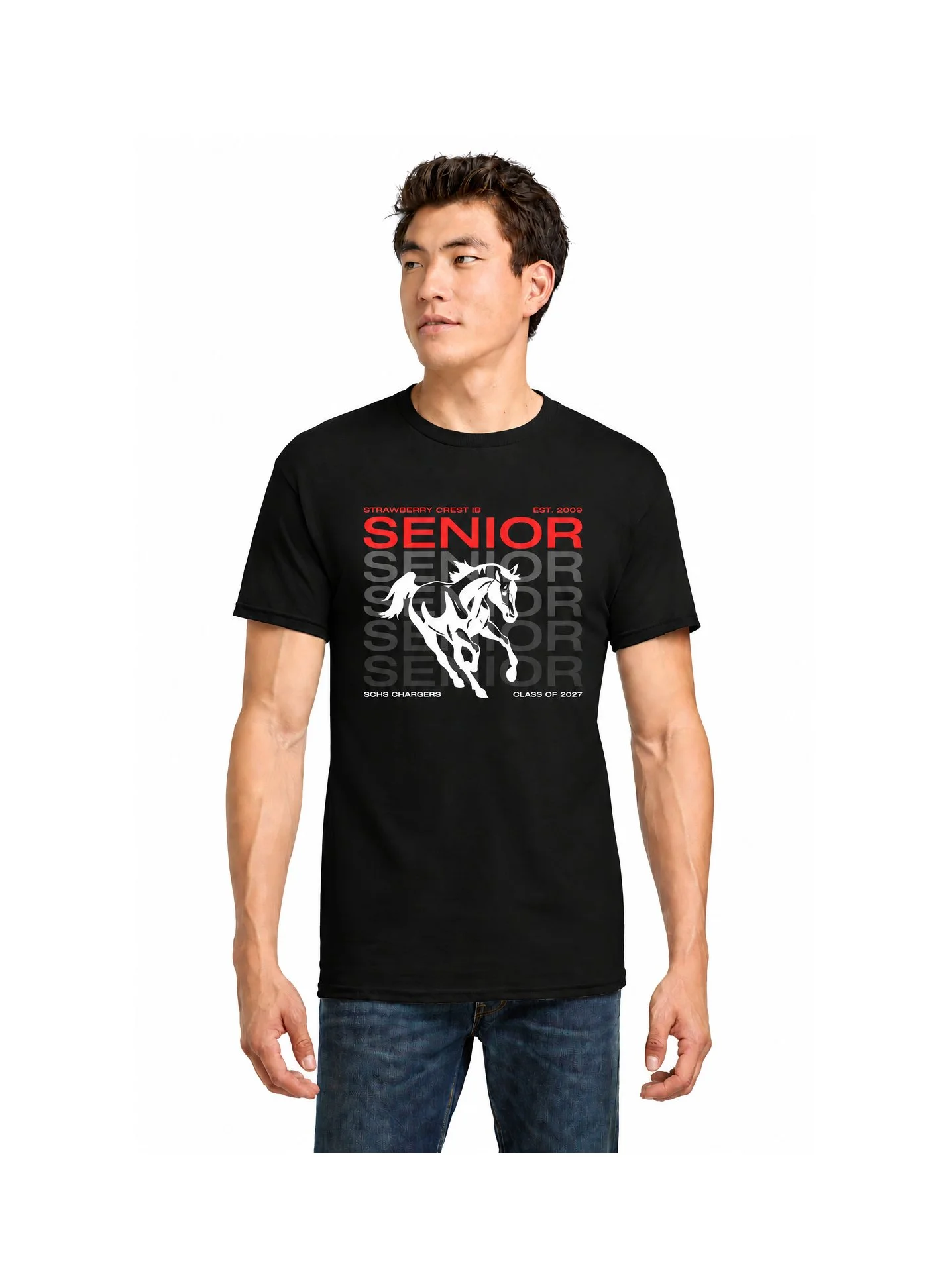 Strawberry Crest IB Seniors Heavy Cotton Tee