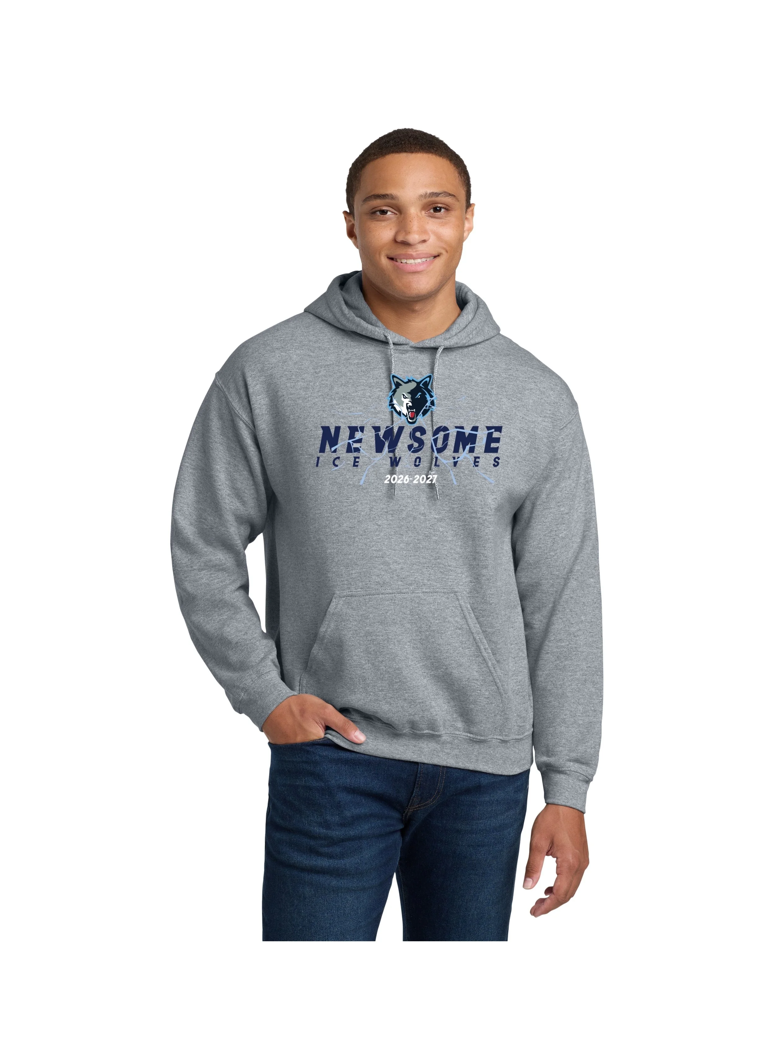 Newsome Hockey Heavy Blend Hoodie - Design 3