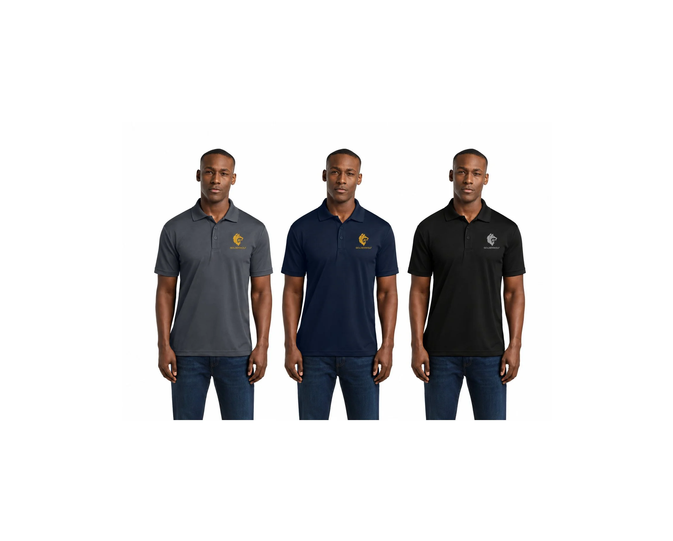 GoldenWolf Sport-Tek PosiCharge RacerMesh Polo