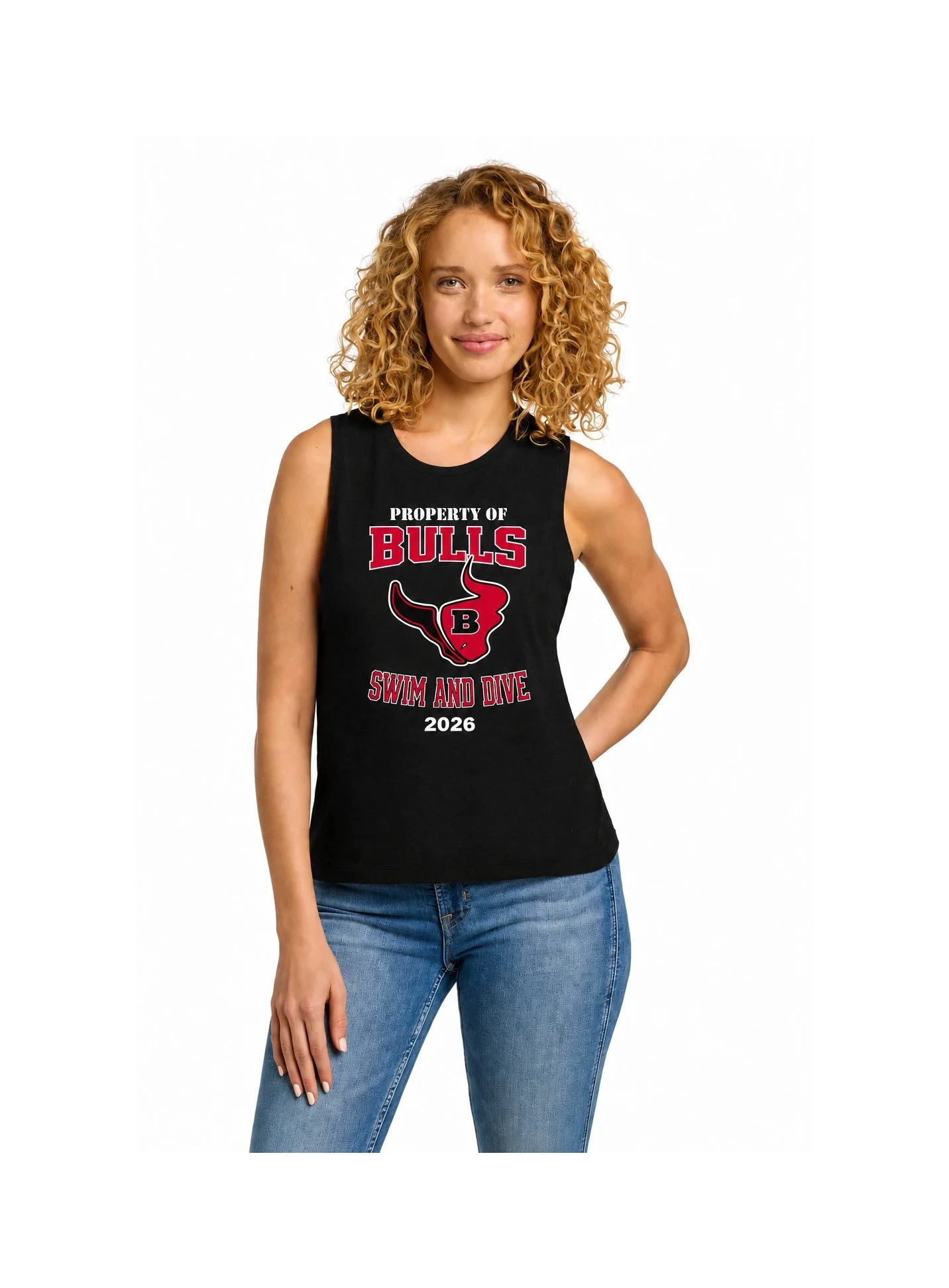 Bloomingdale Swim Women's Cotton Blend Muscle Tank
