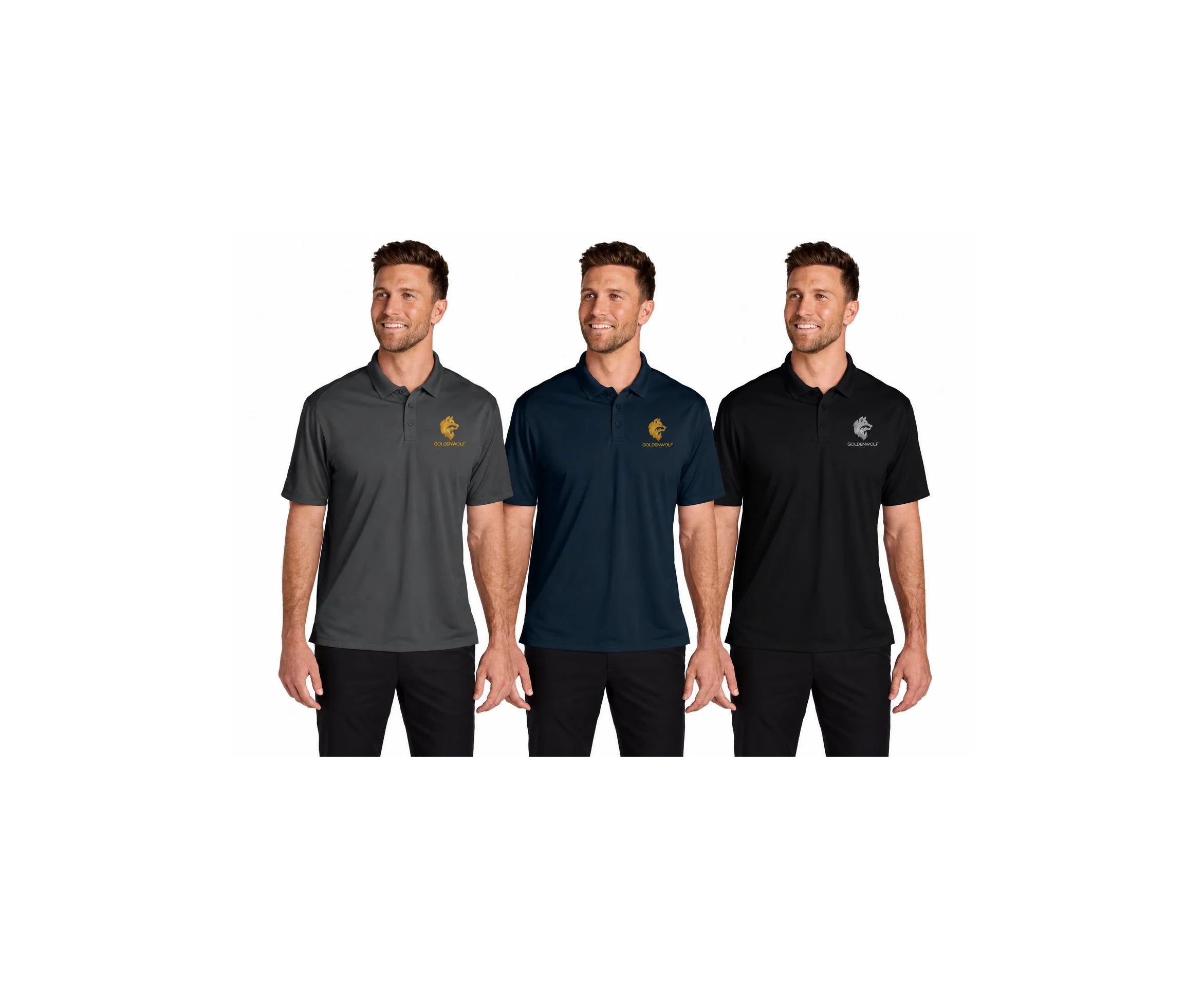 GoldenWolf Port Authority Wearever Performance Pique Polo