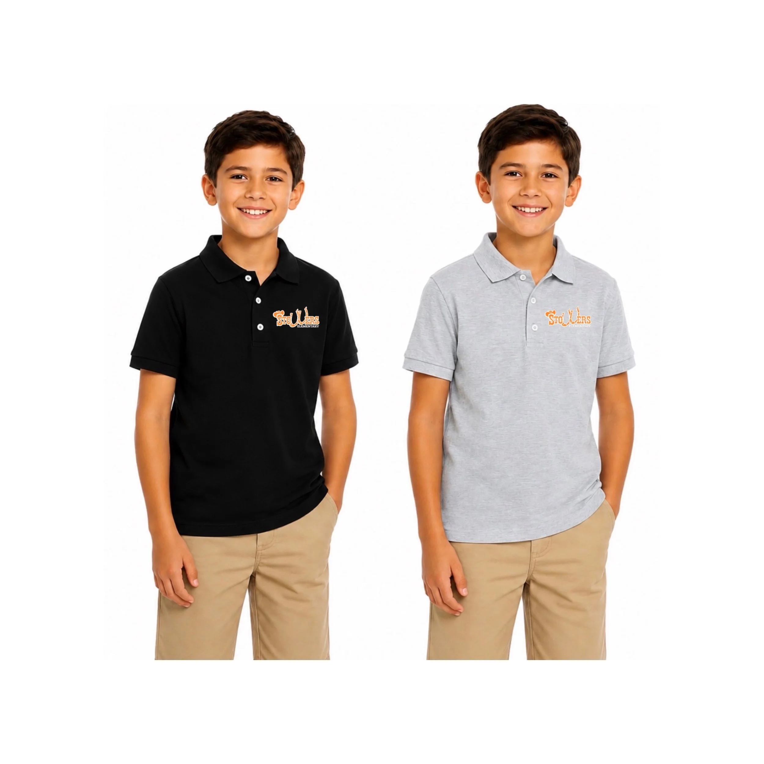 Stowers Elementary Youth Pique Cotton/Poly Blend Polo