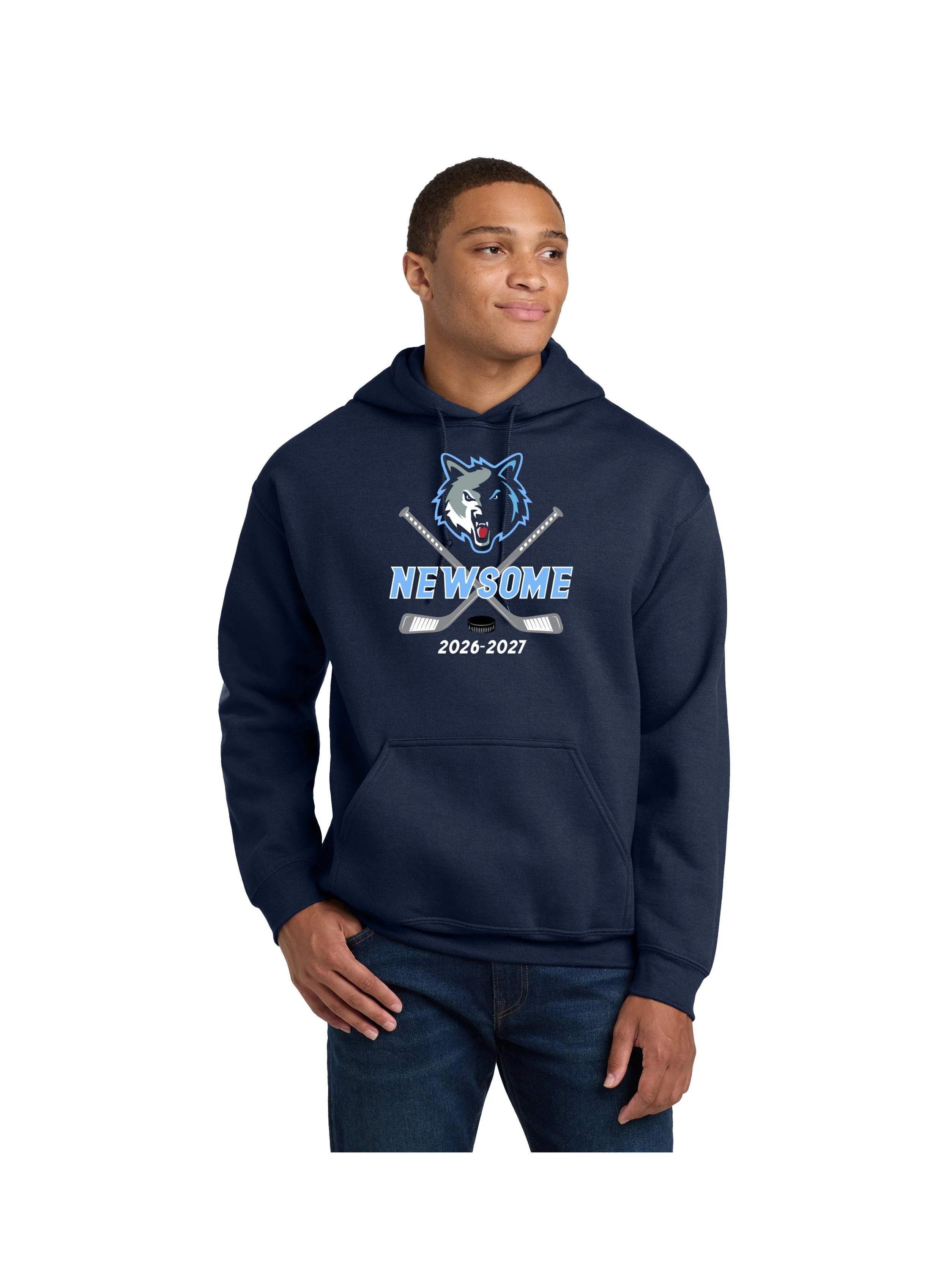 Newsome Hockey Heavy Blend Hoodie - Design 2