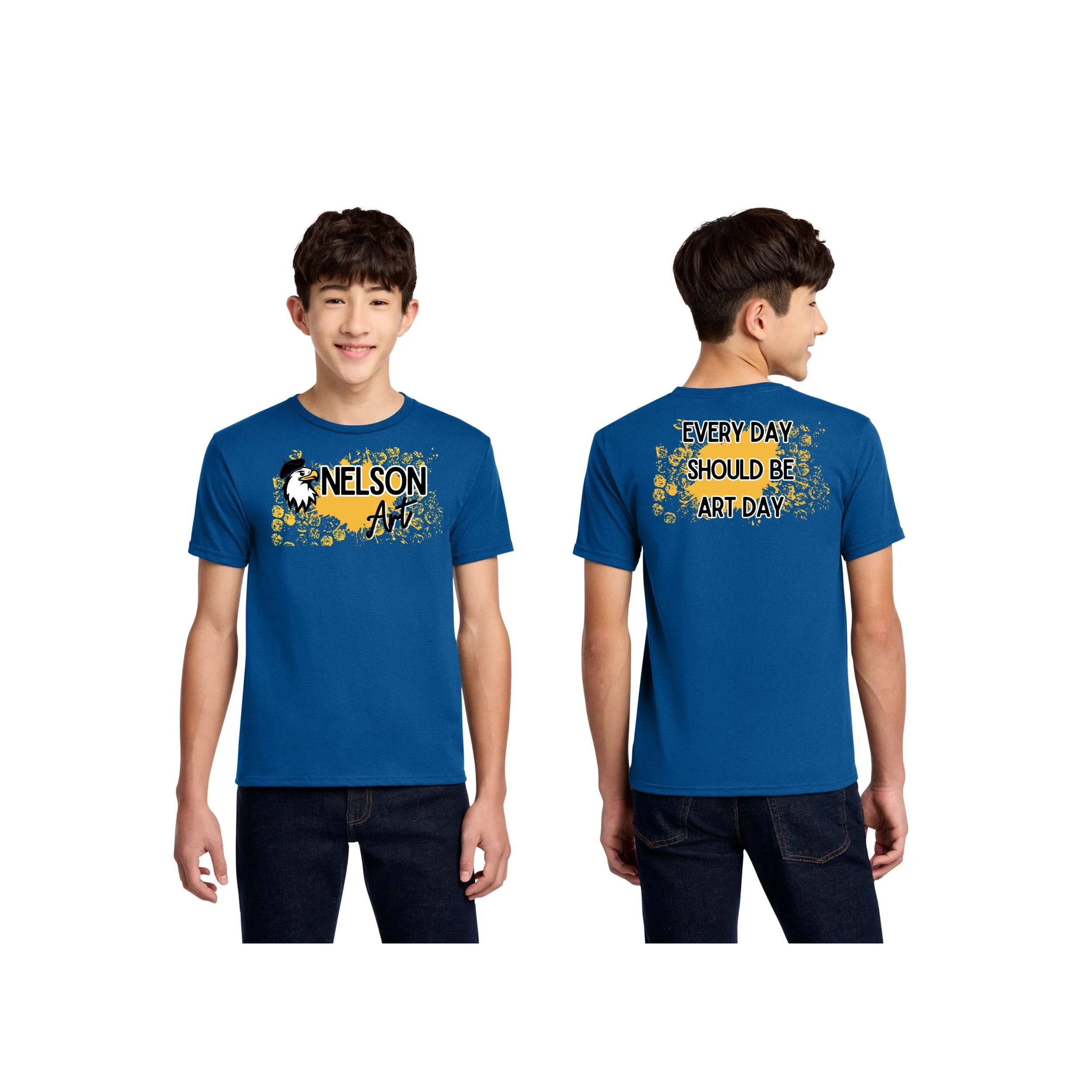 Nelson Elementary Art Unisex Cotton Blend Tee