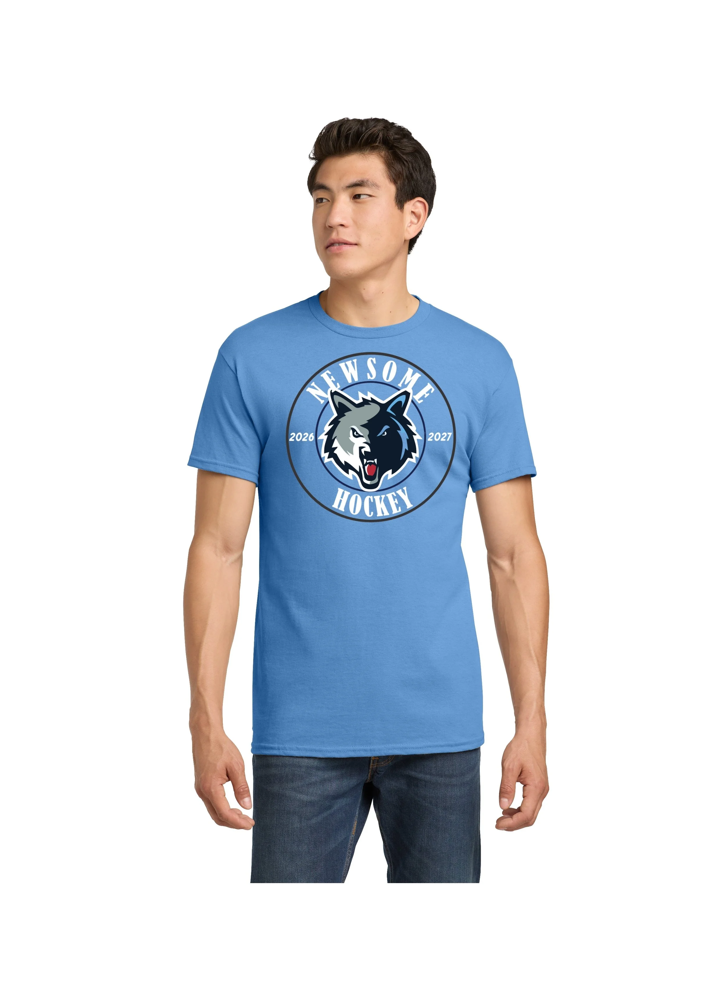 Newsome Hockey Heavy Cotton T-Shirt - Design 1