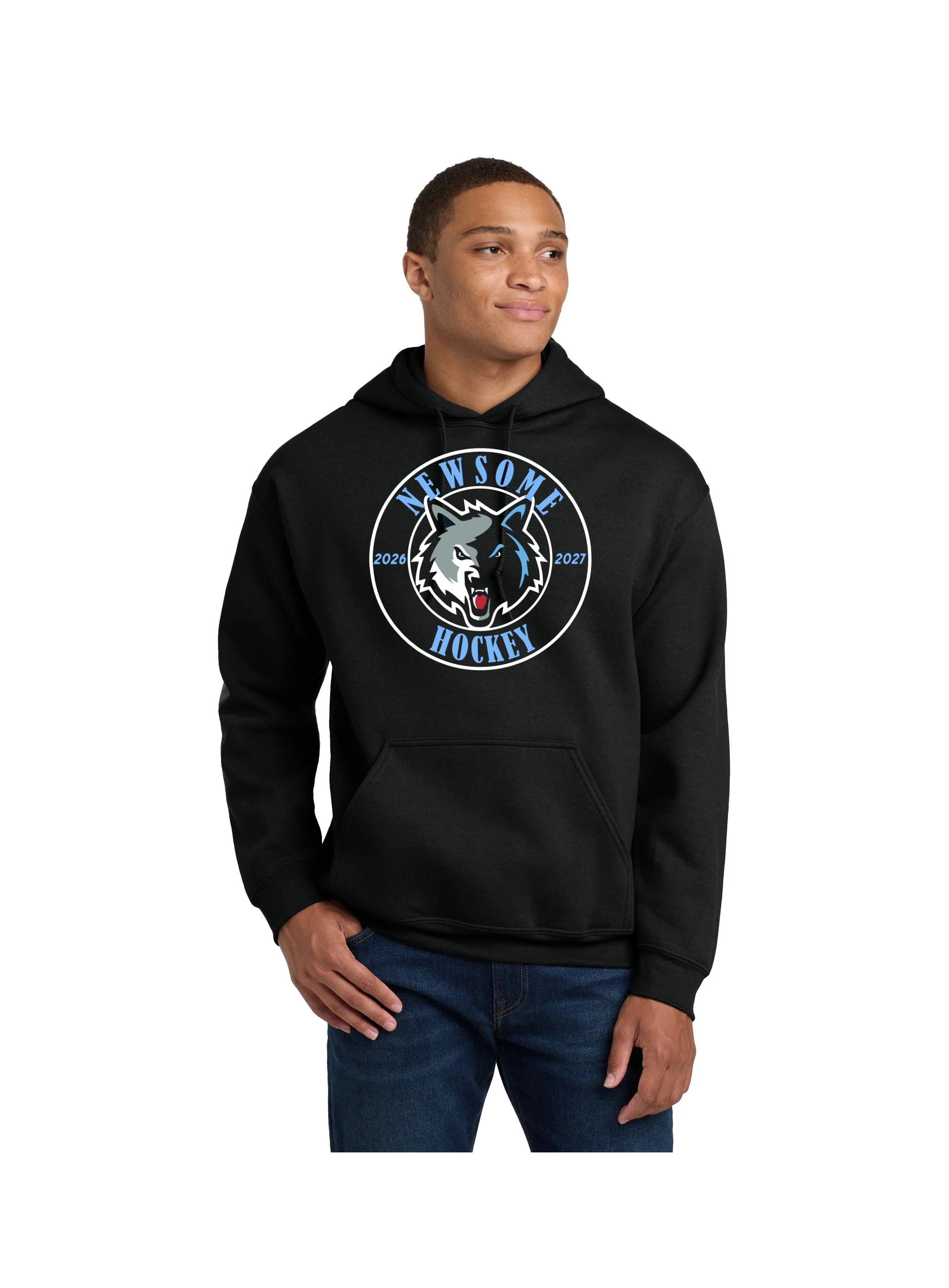 Newsome Hockey Heavy Blend Hoodie - Design 1
