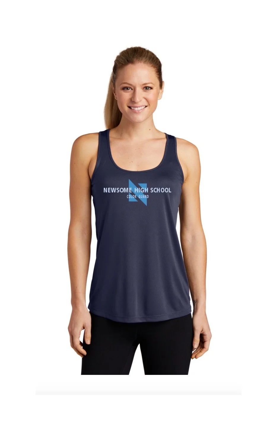 Newsome Color Guard Ladies Performance Racerback Tank