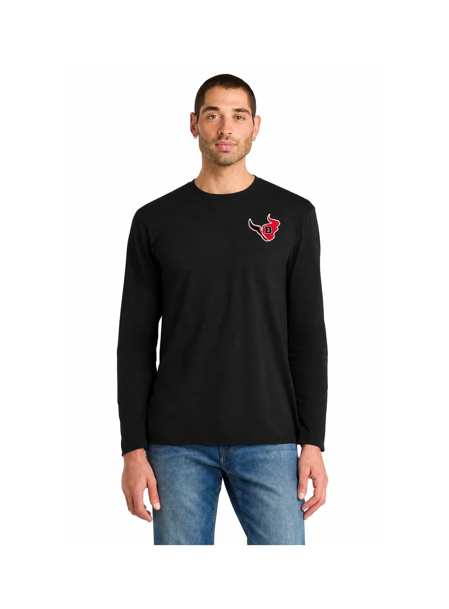 Bloomingdale Swim and Dive Black Cotton Long Sleeve
