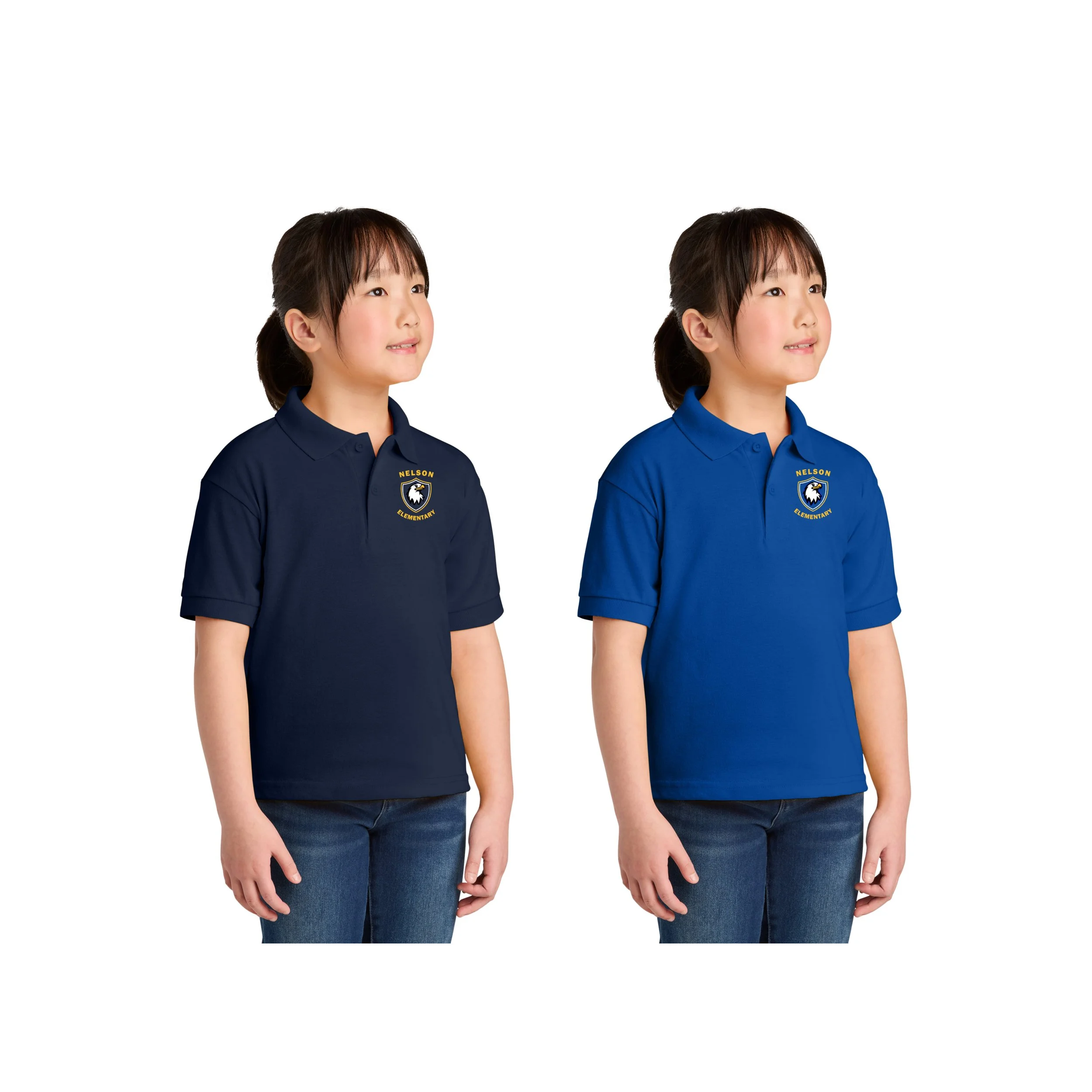 Nelson Elementary Unisex Cotton/Poly Blend Polo