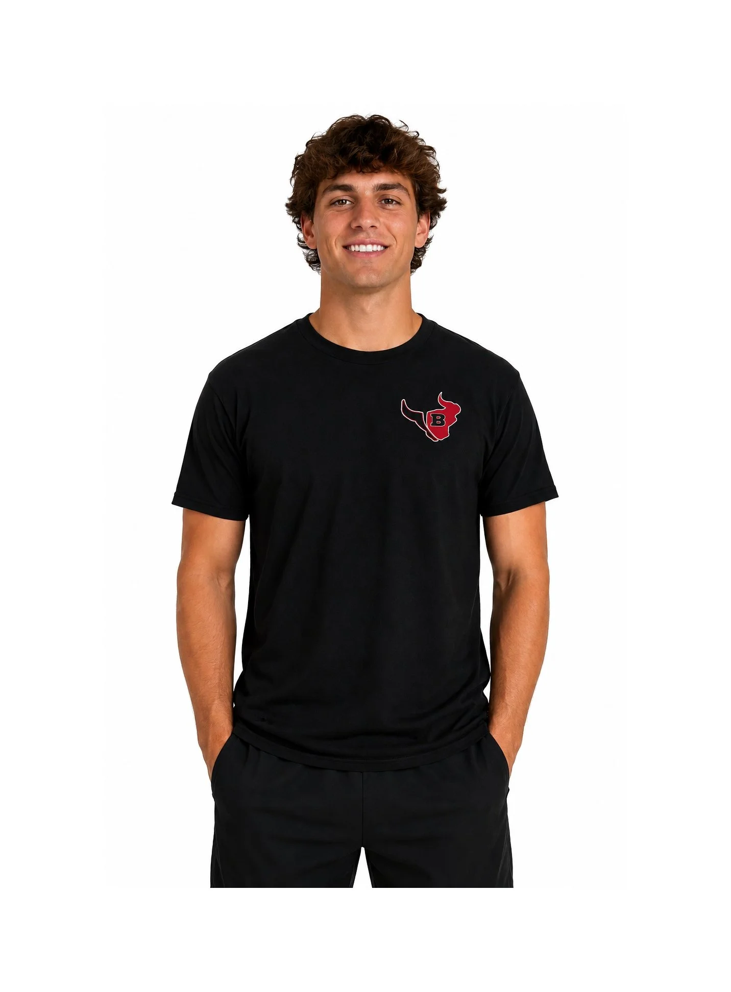 Bloomingdale Swim and Dive Black Cotton Tee