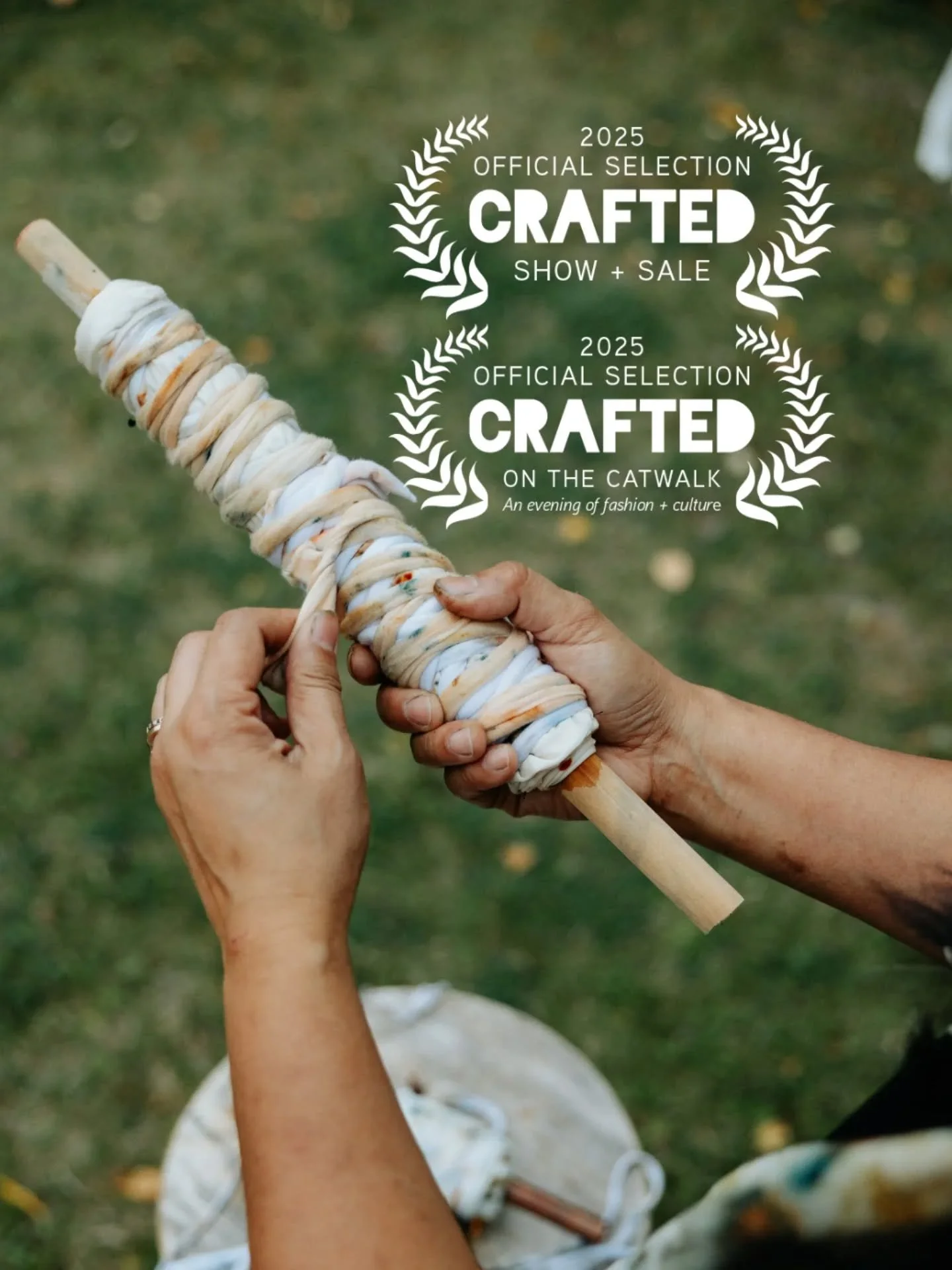 🍂 I've been opening bundles after bundles of floral dyed goods and you'll be able to see my new collection at @craftedshowandsale at the @wag_ca on November 7-9. 

✨ I'll also have my pieces showcased on the catwalk on Nov 4 and then I'm set up in t