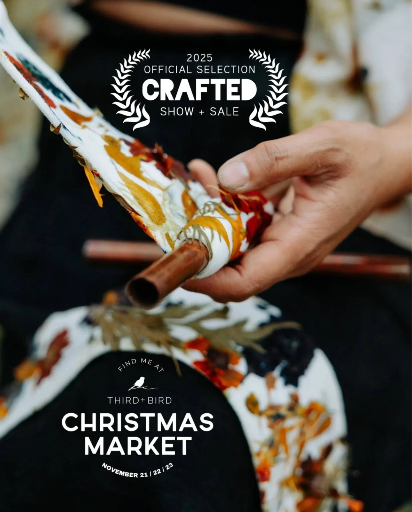 🗓️ Save this post! Come see me and my naturally dyed goods at my two in-person markets in November! @craftedshowandsale and @thirdandbird

@craftedshowandsale details:
📍 Winnipeg Art Gallery @wag_ca
Friday, November 7 from 11am-9pm
Saturday, Novemb