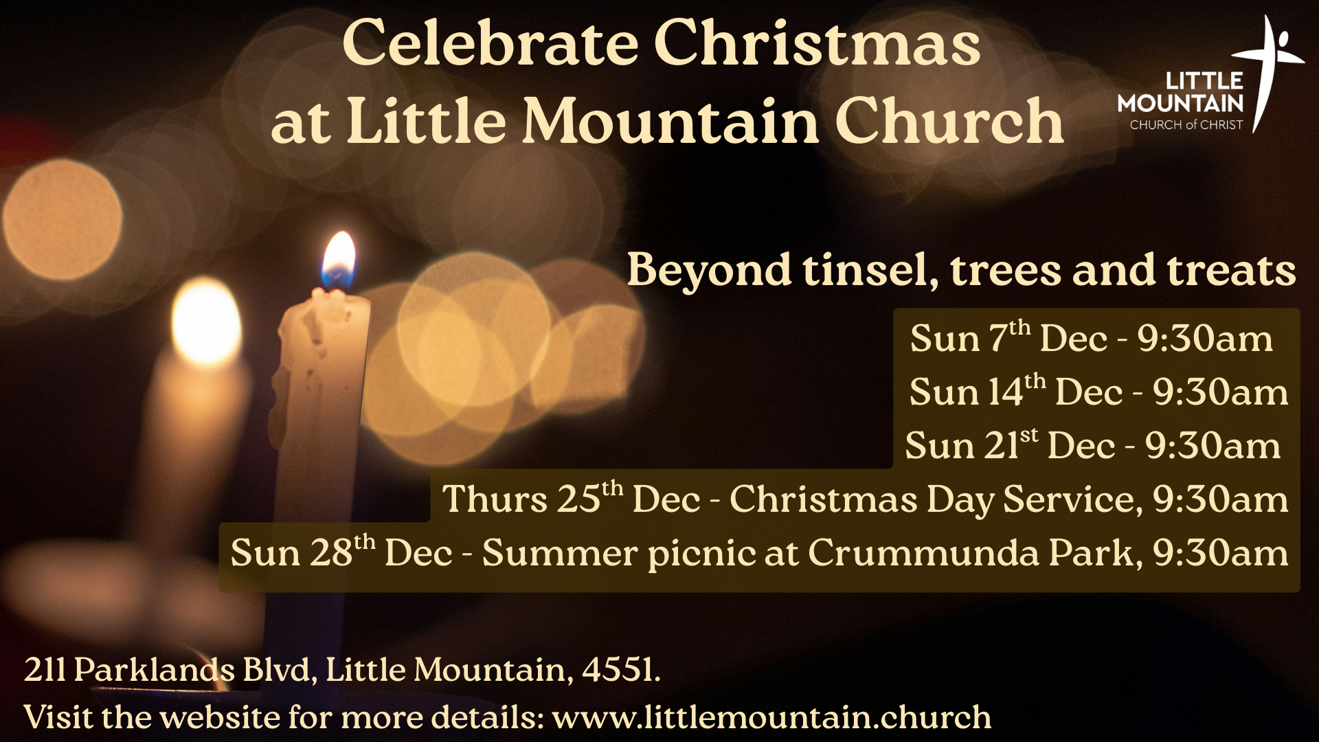 Christmas Services at Little Mountain