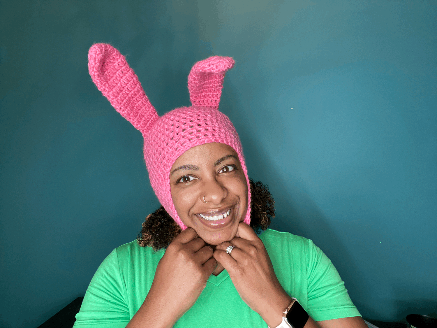 FO] Louise Belcher hat : r/knitting