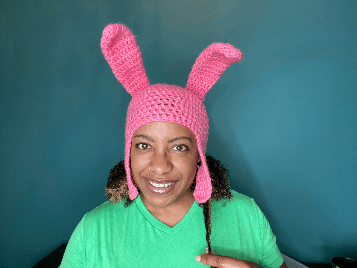 Sew a Louise Belcher / Bob's Burgers Hat  Diy bunny ears, Bobs burgers, Hat  patterns to sew