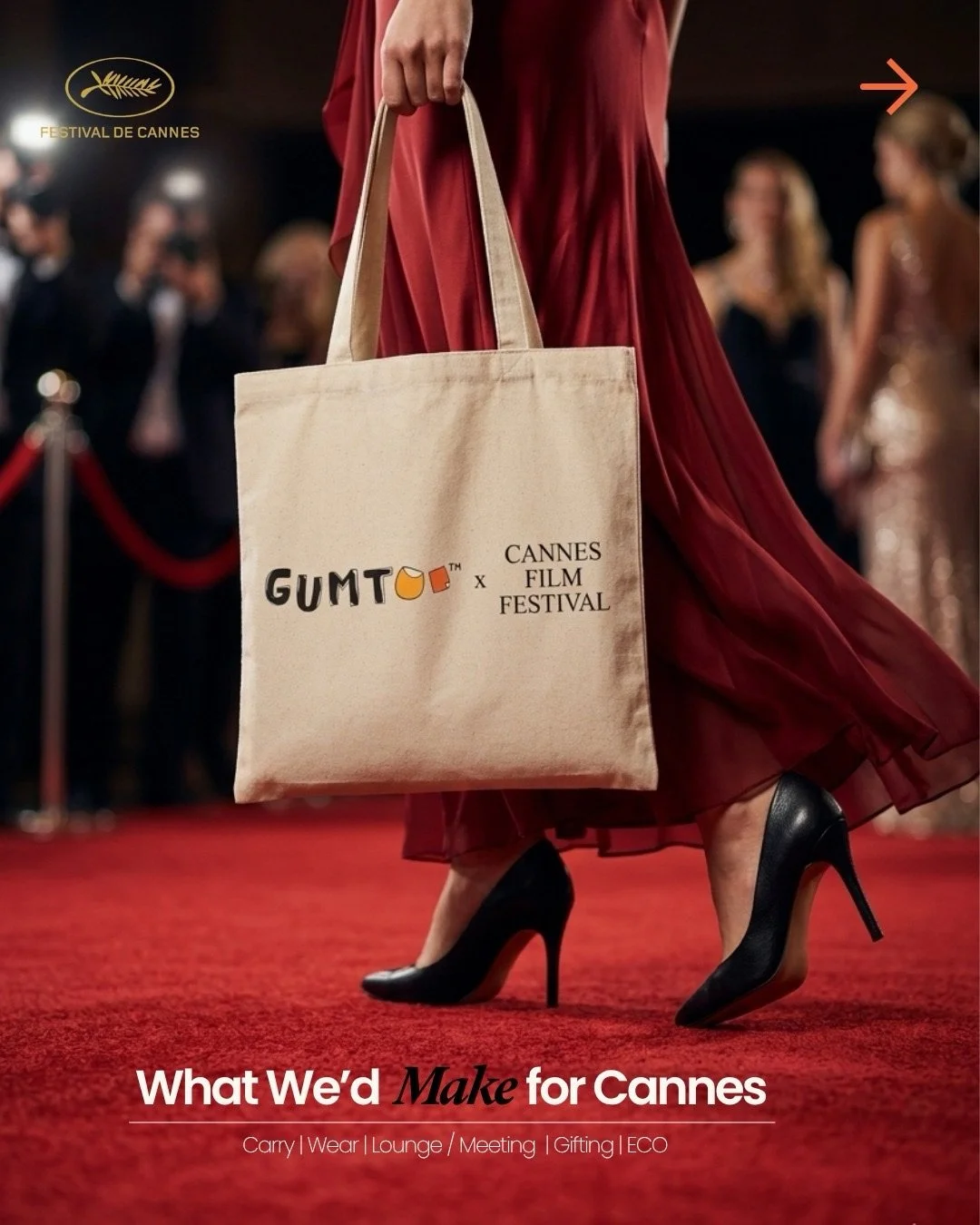 Cannes is one of the best examples of how premium brands approach visibility.
You don&rsquo;t see loud branding everywhere.
You see products that naturally move through the environment &mdash; carried, worn, used, and repeatedly noticed throughout th