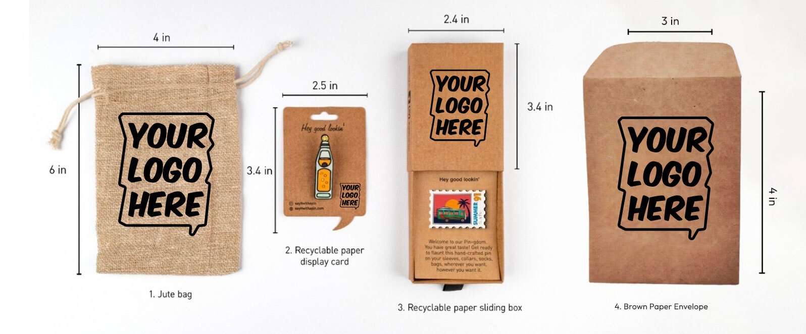 Custom Eco-Friendly Pins from 100% Recycled Wood | Available in Canada ...
