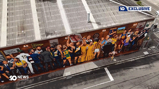 A big ass mural