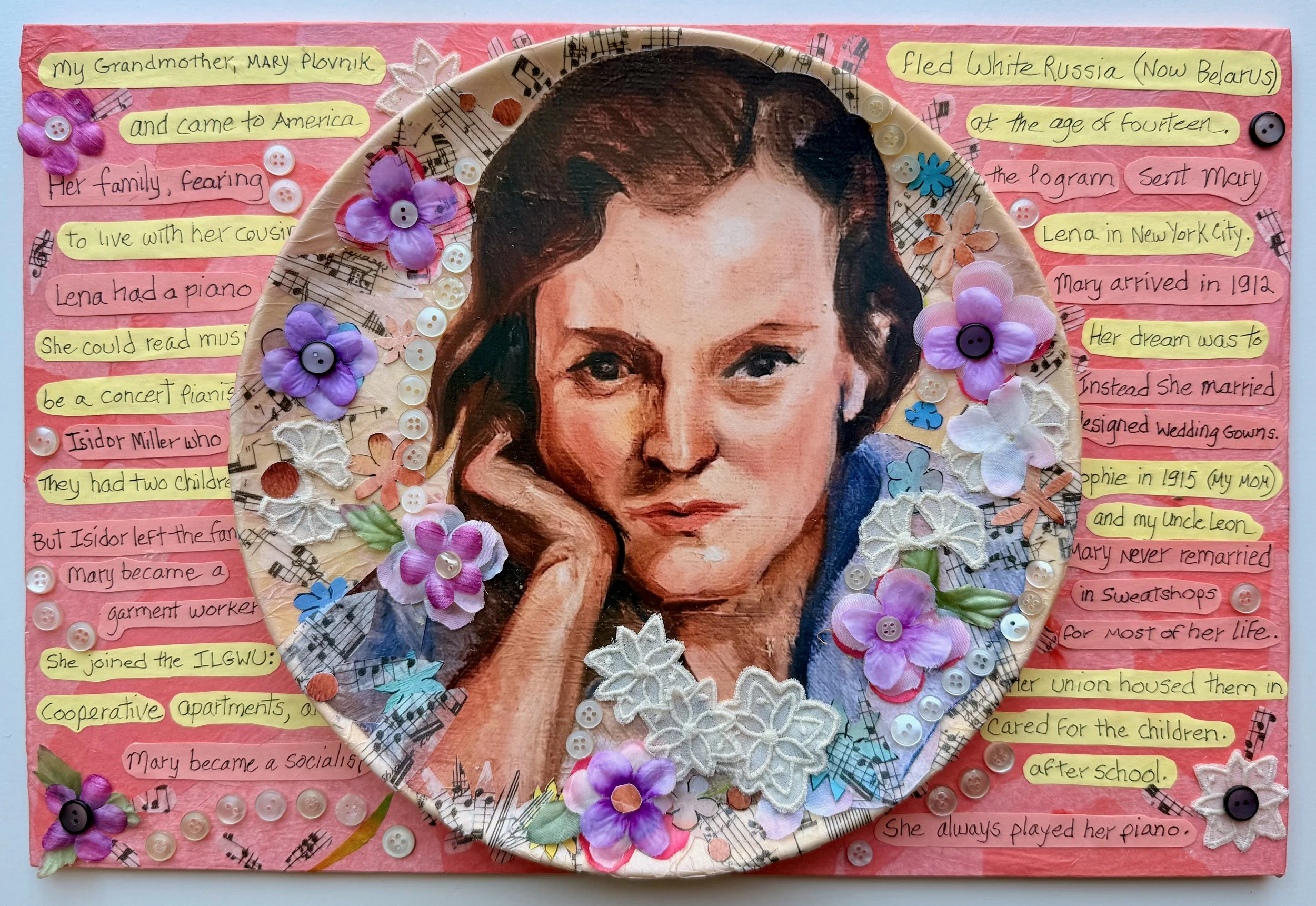 About Grandma Mary Plate