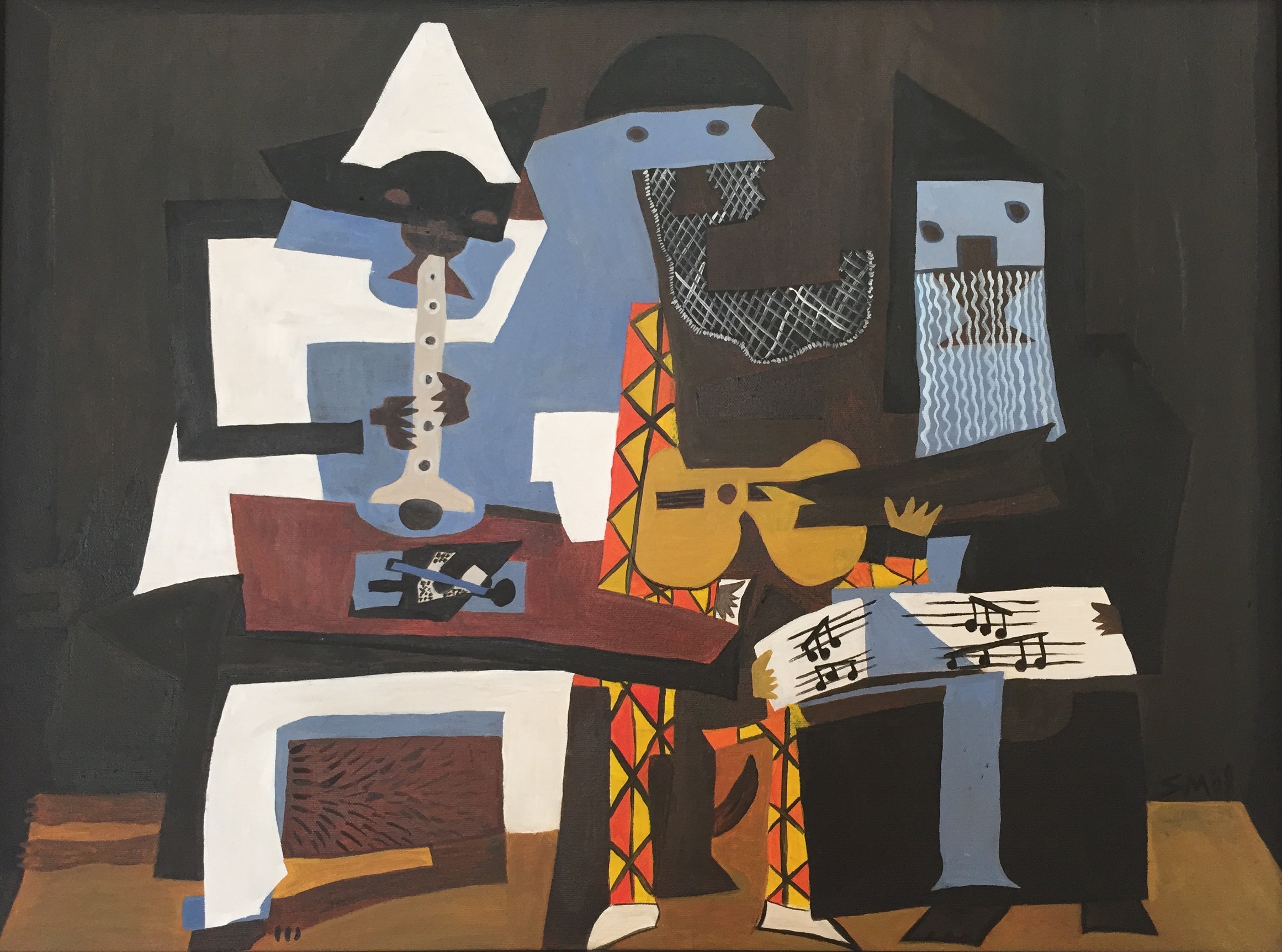 Inspired by Picasso's Three Musicians