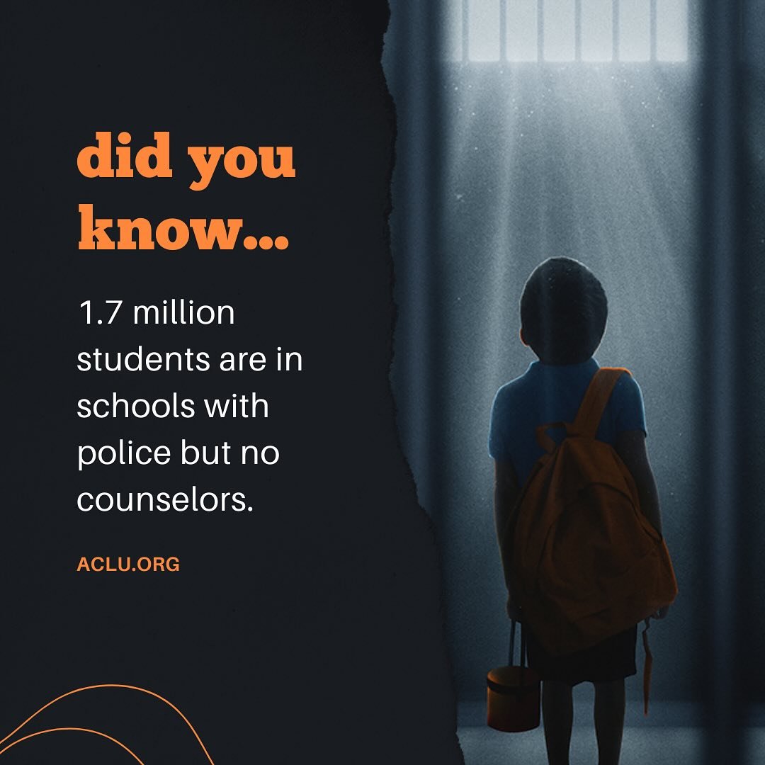 #DidYouKnow 1.7 million students are in schools with police but no counselors. 📚🚔 

This highlights a troubling gap in support, where discipline is prioritized over mental health. We must push for a balance that prioritizes our children&rsquo;s men