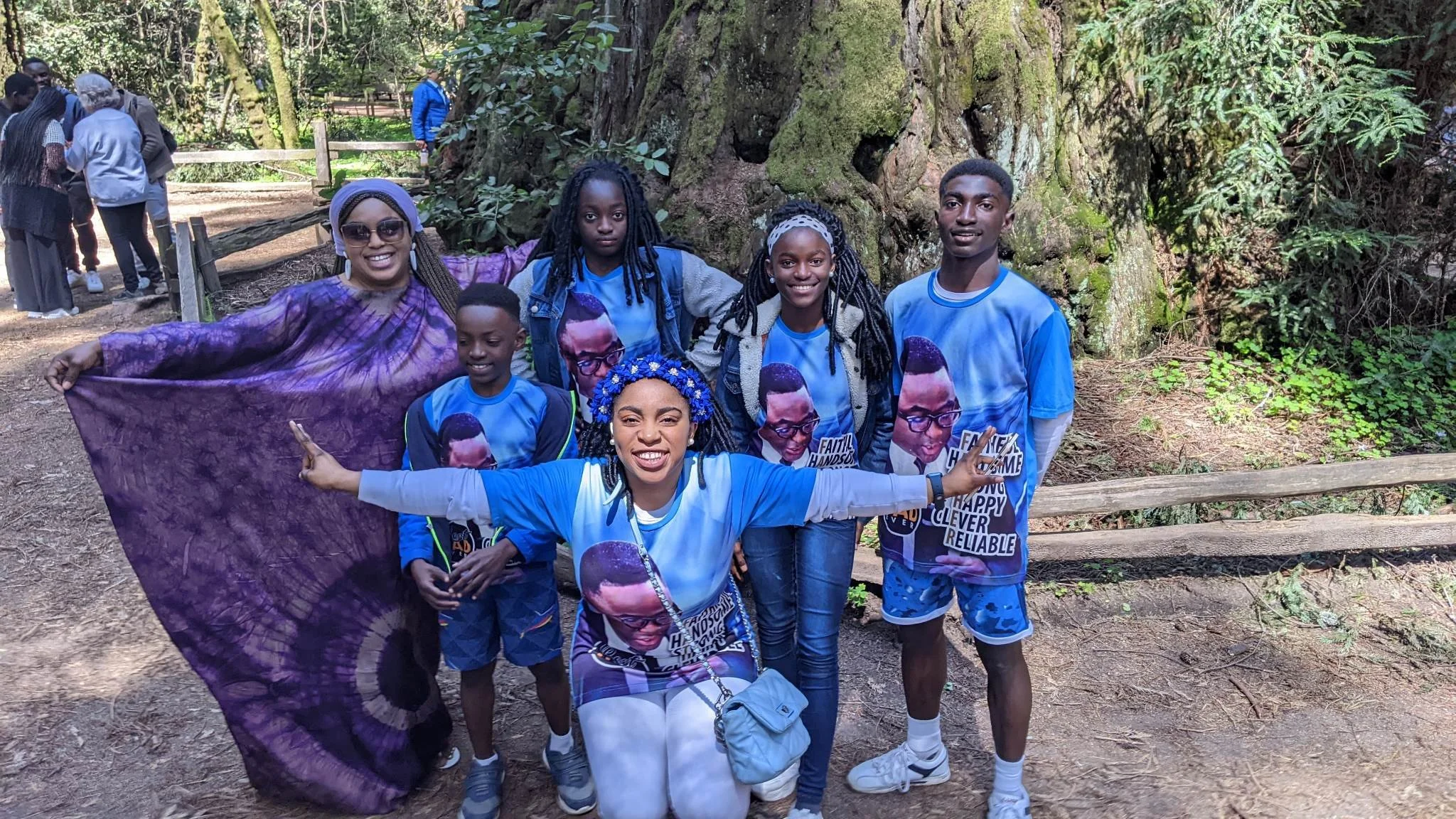 Volunteer meeting clients needs