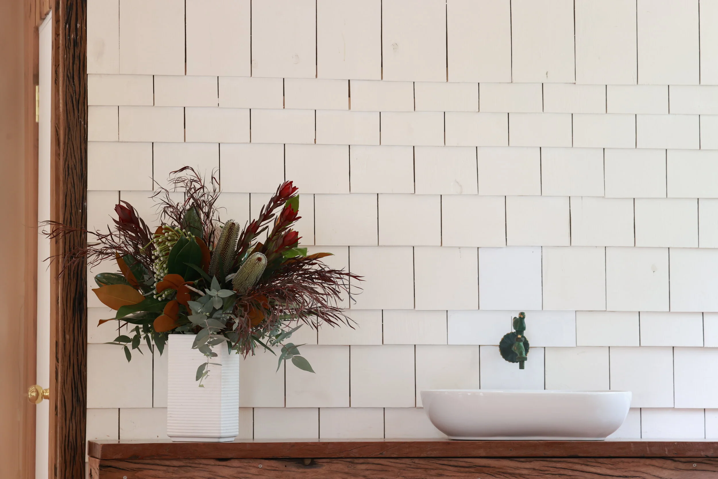 Beautiful touches in the barn